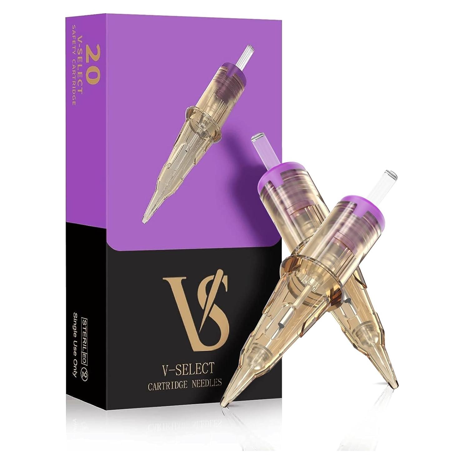 Agujas de Cartucho para Tatuaje EZ V-SELECT 20Pcs 0.16mm