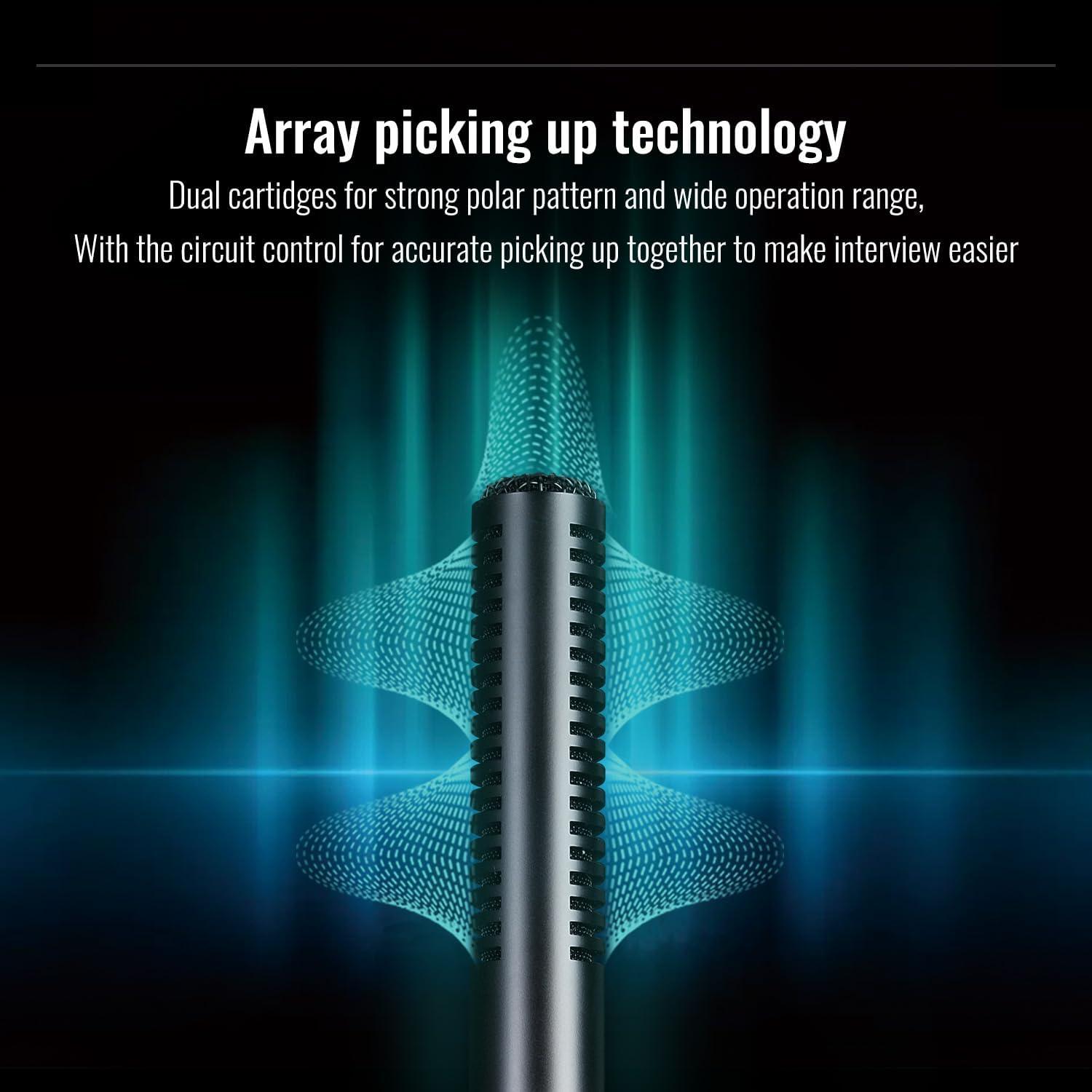 Micrófono de Condensador Shotgun TAKSTAR SGC-578 Profesional