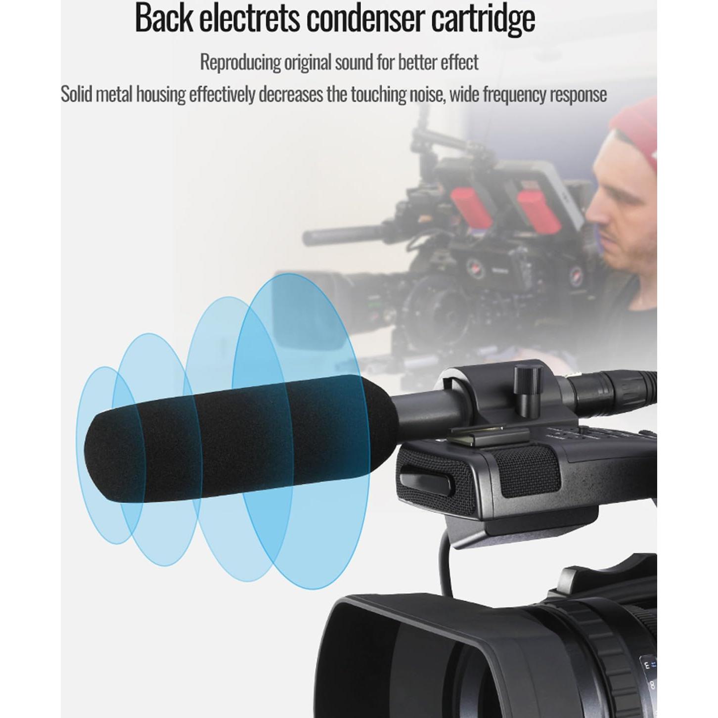 Micrófono de Condensador Shotgun TAKSTAR SGC-578 Profesional