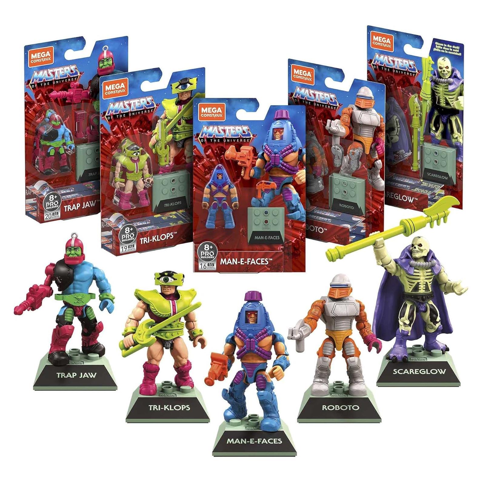 Figuras de Acción Maestros del Universo Mattel 5 Piezas