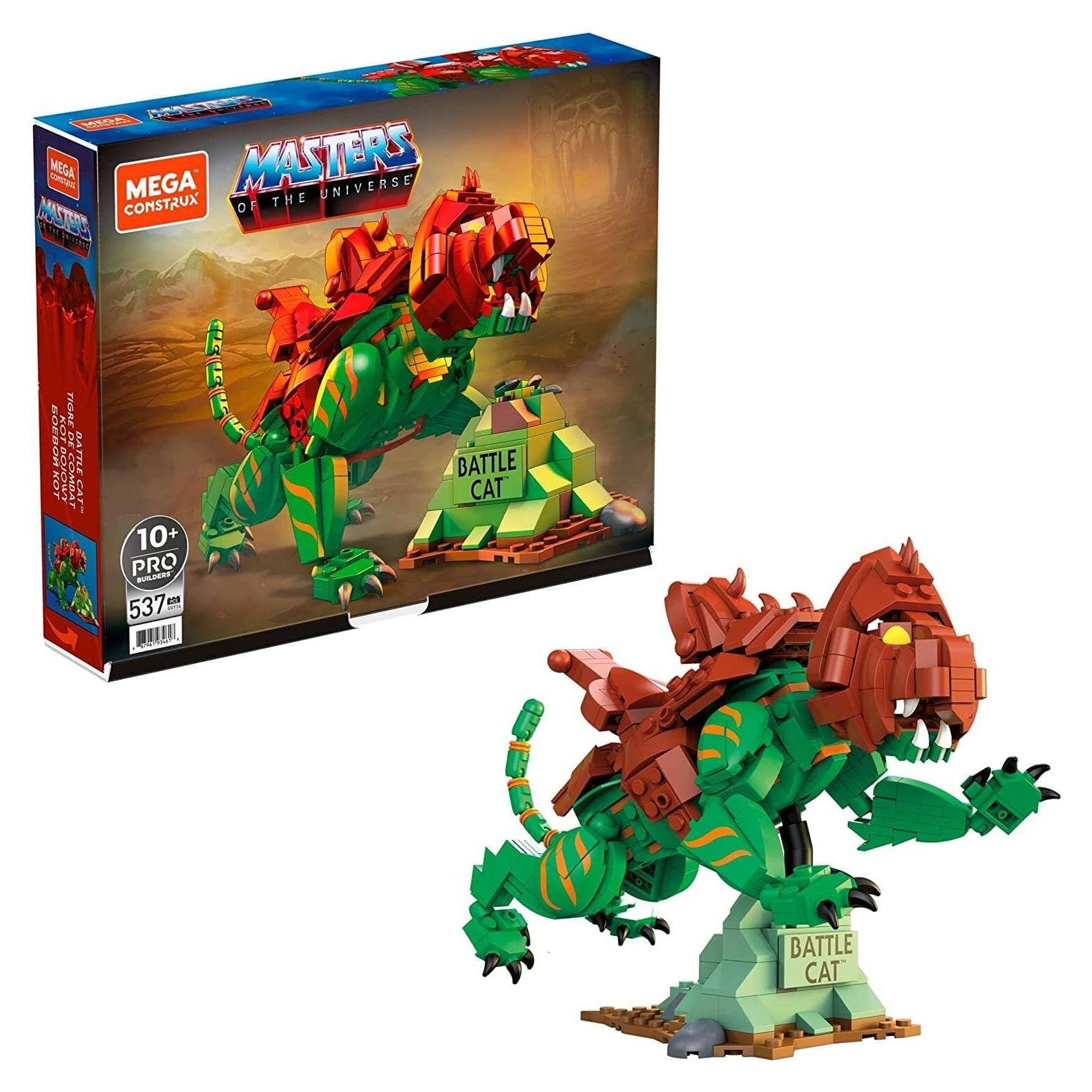 Set de Construcción Mega Construx Battle Cat 25,4 cm 537 Piezas