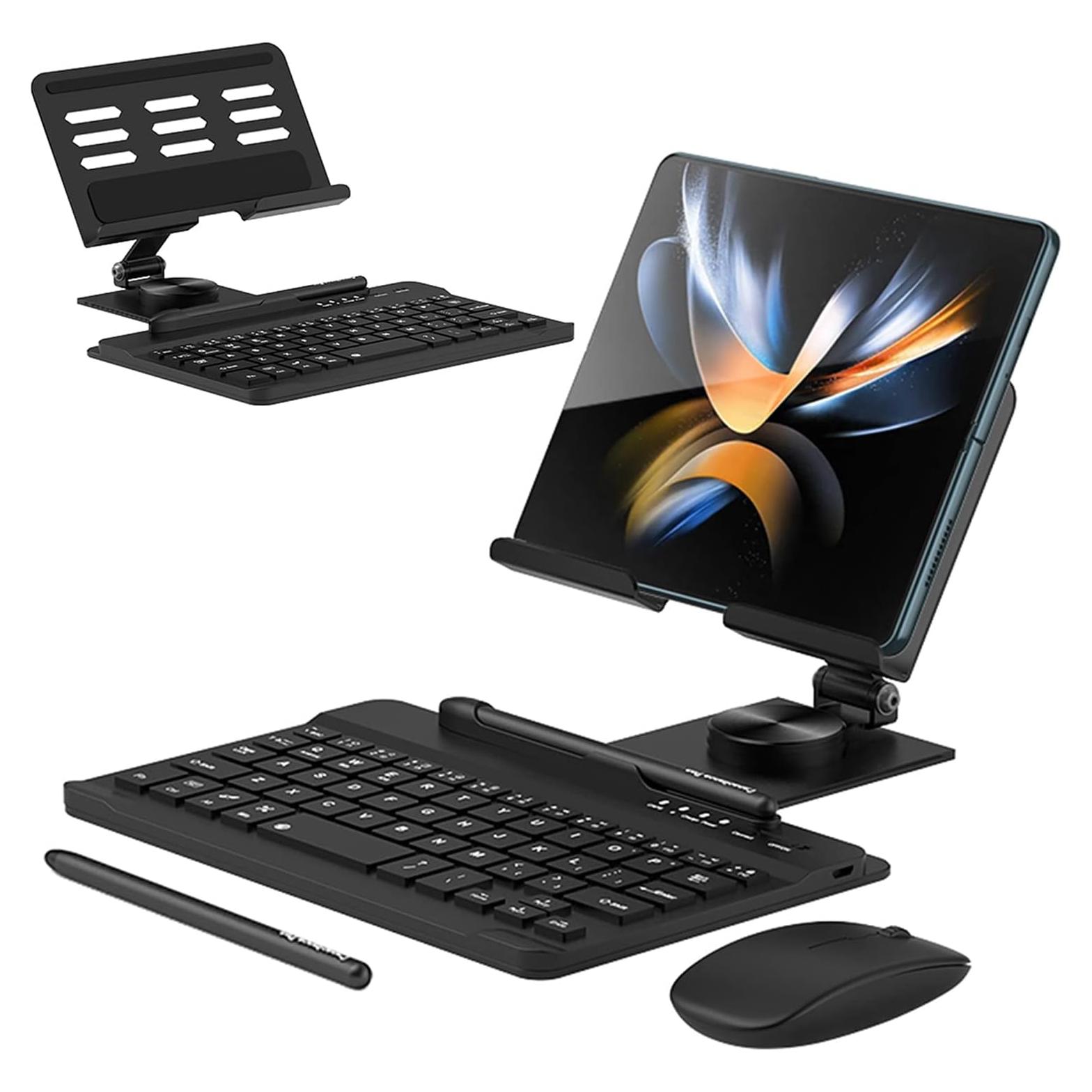 Teclado Bluetooth Inalámbrico Enituo + Soporte Ajustable + Lápiz