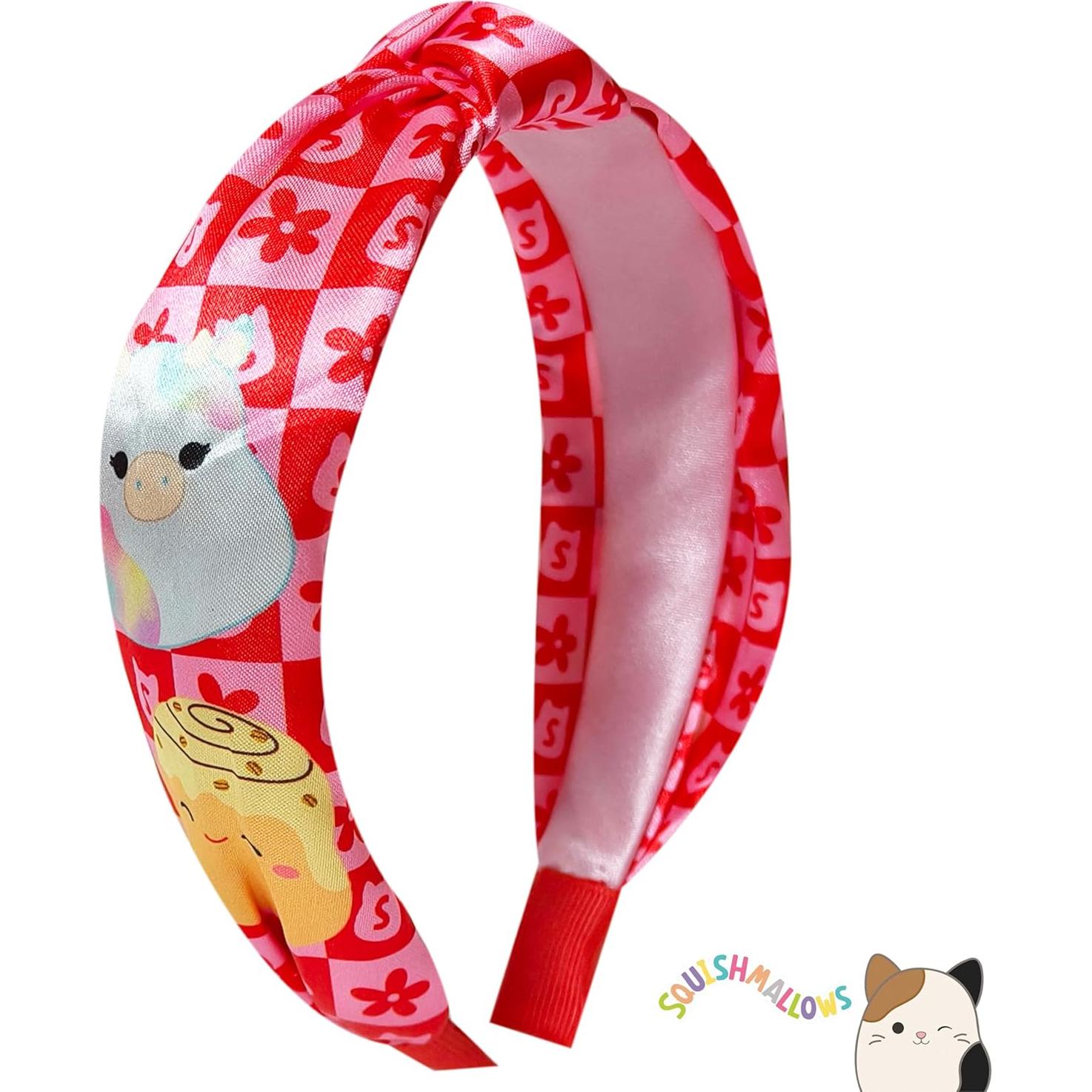 Diadema Knotted Licenciada Squishmallows H.E.R. Roja