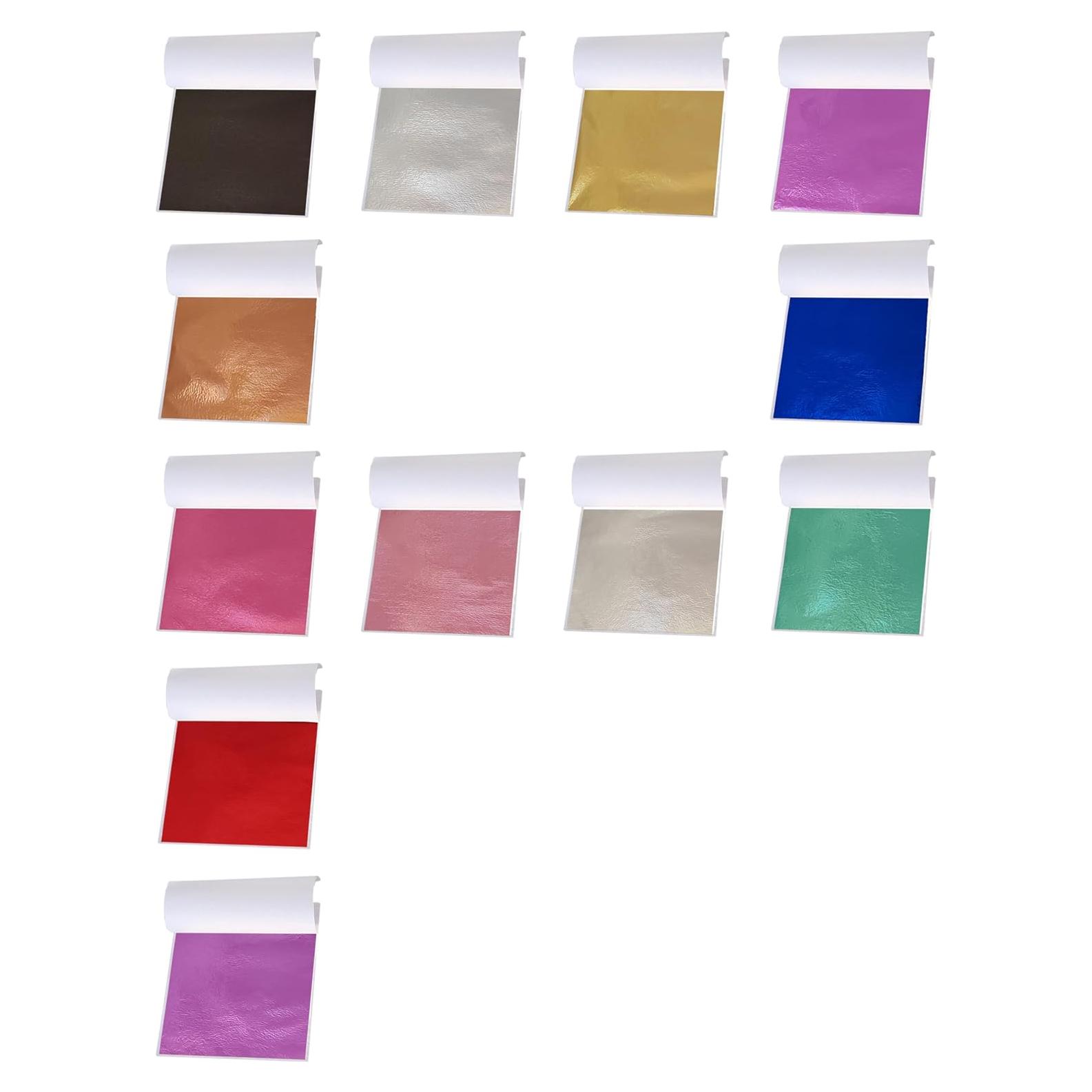 Hojas de Oro PEKPAK 120PCS para Arte y Manualidades