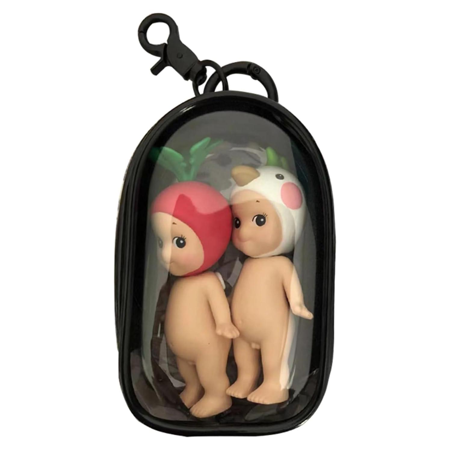 Bolsa de exhibición Yushen para figuras mini PVC Negro