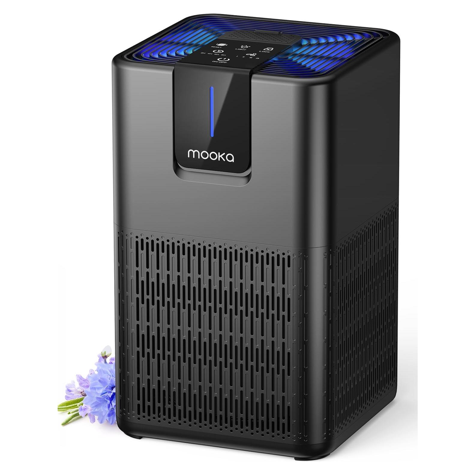 Purificador de Aire HEPA MOOKA M05 para Habitaciones Grandes