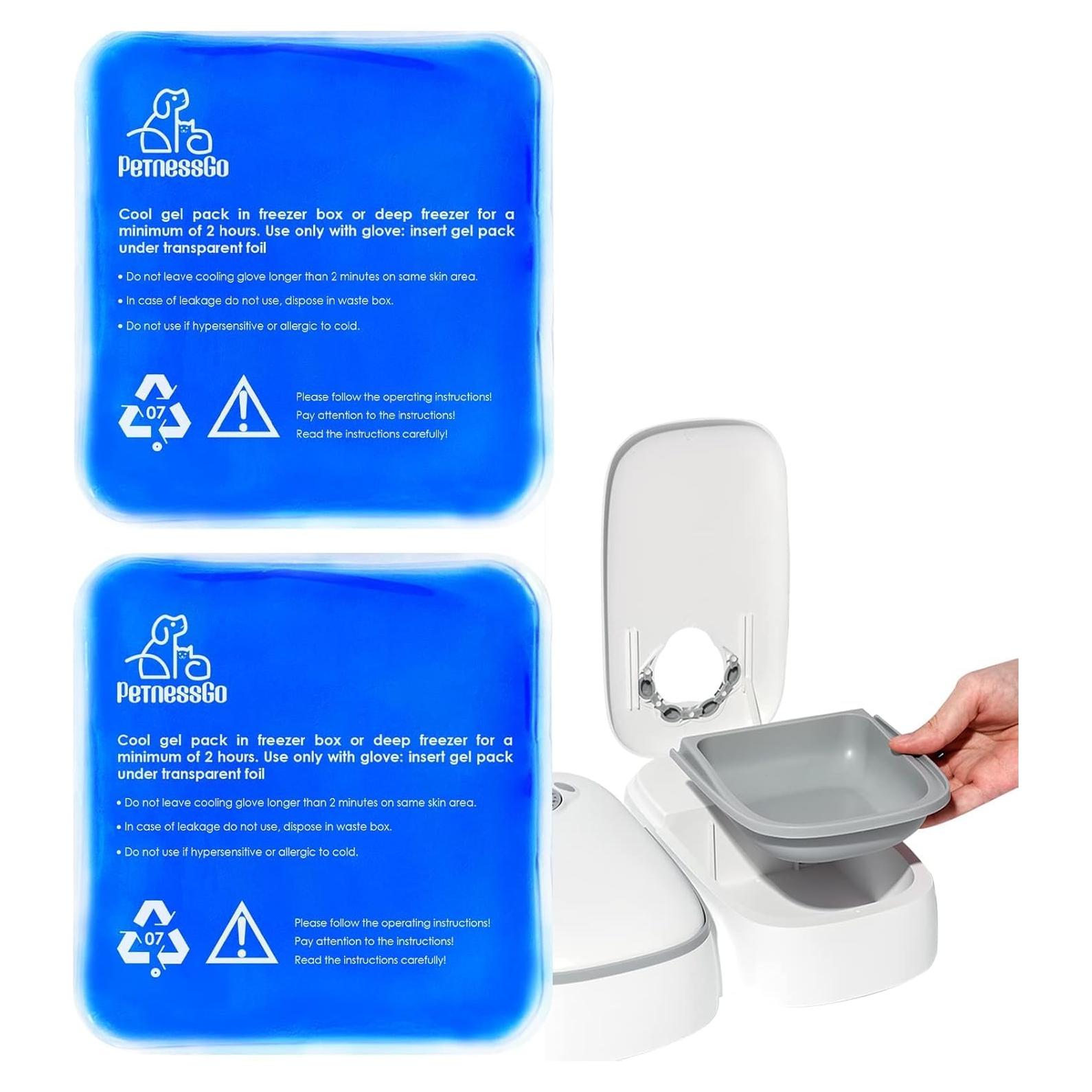 Paquete de Hielo ZMAYPLUS para Comedero Automático Mascotas