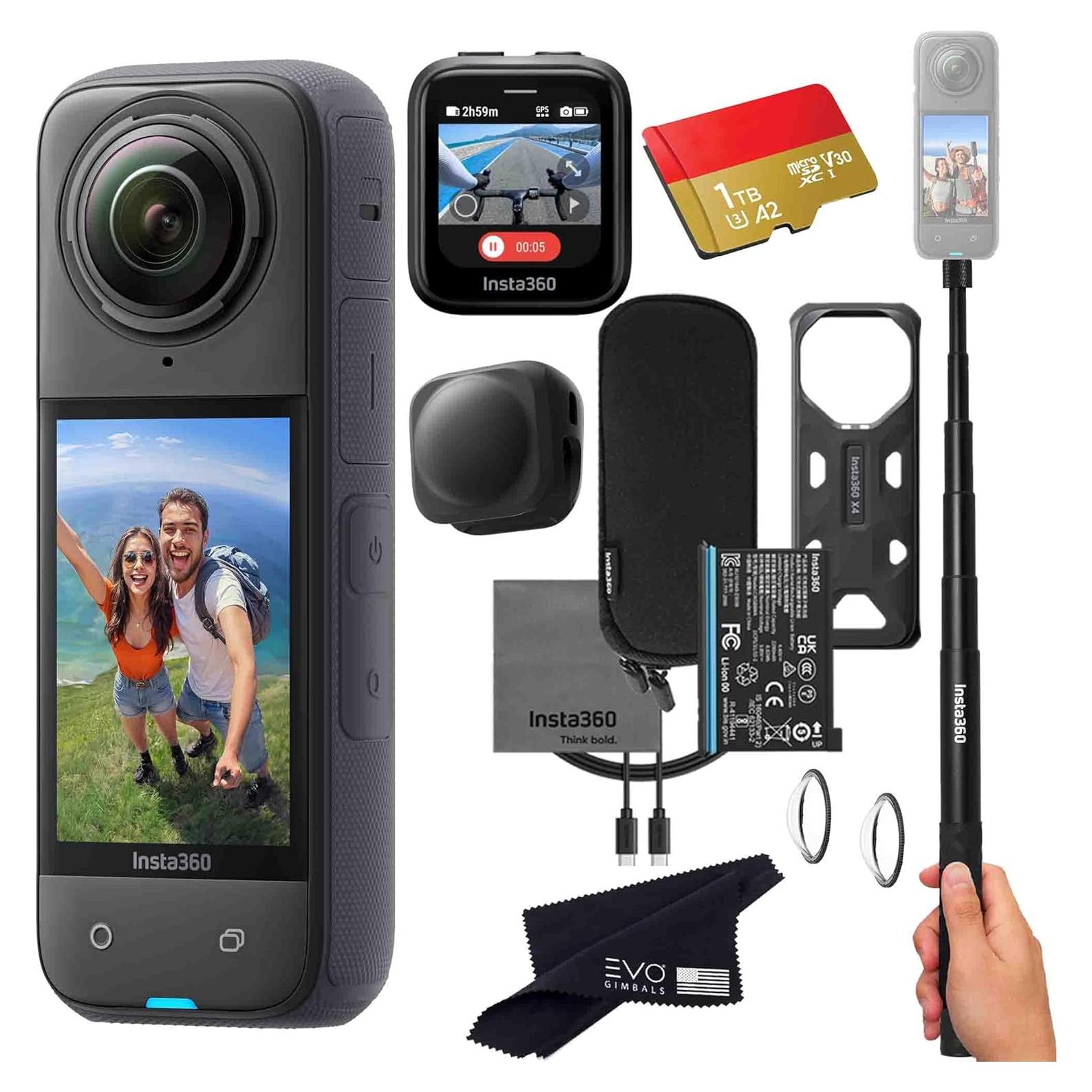 Cámara de Acción 360 Insta360 X4 GPS 8K a Prueba de Agua