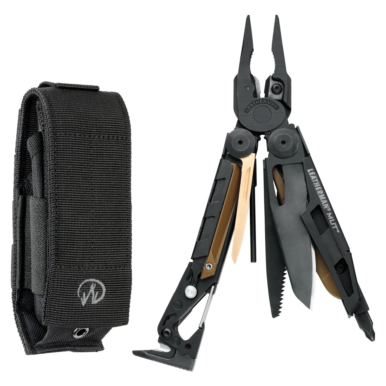 Multiherramienta Leatherman MUT con Funda MOLLE Negra 14 en 1
