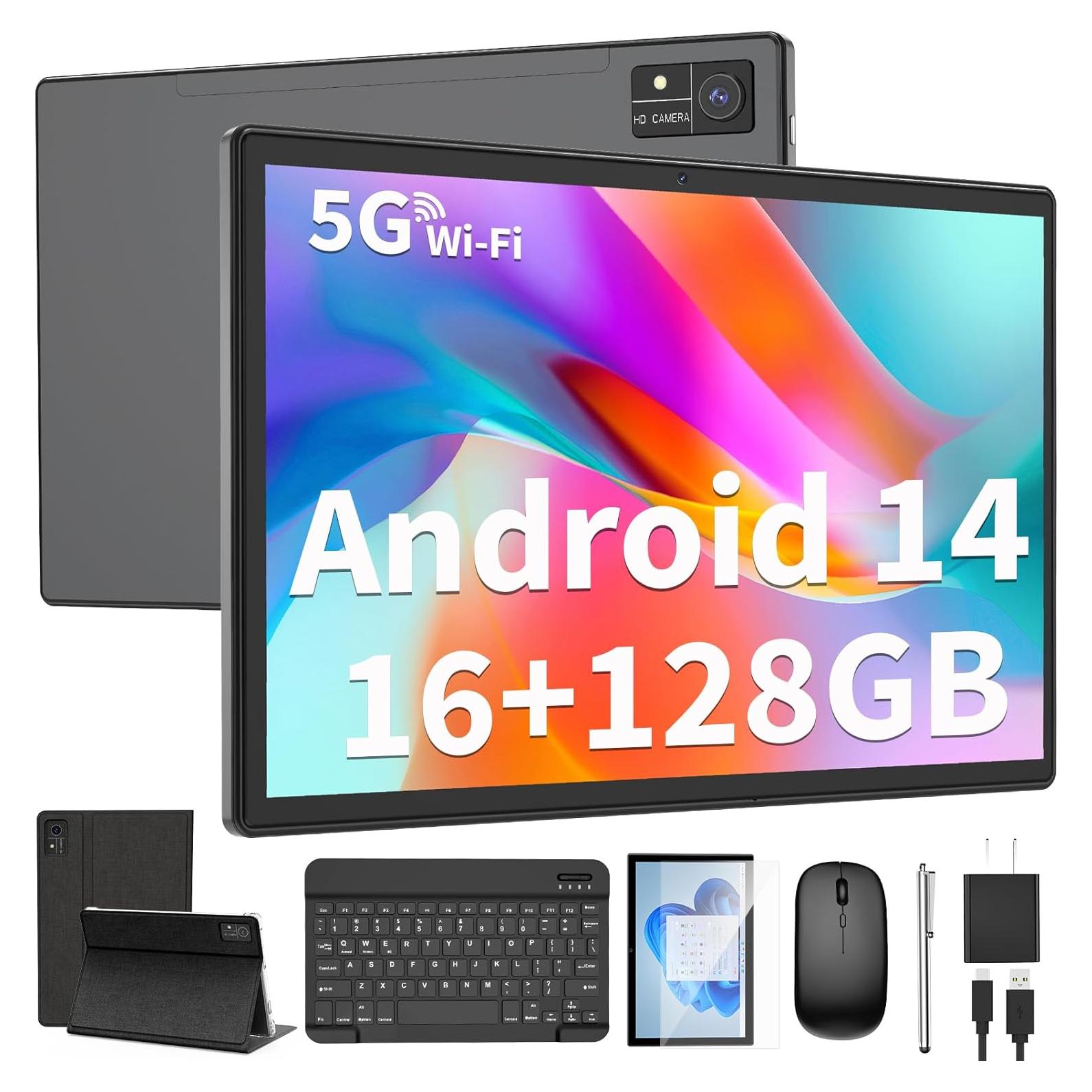 Tableta 2 en 1 YOBANSE T618 Android 14 10" 16GB RAM 128GB