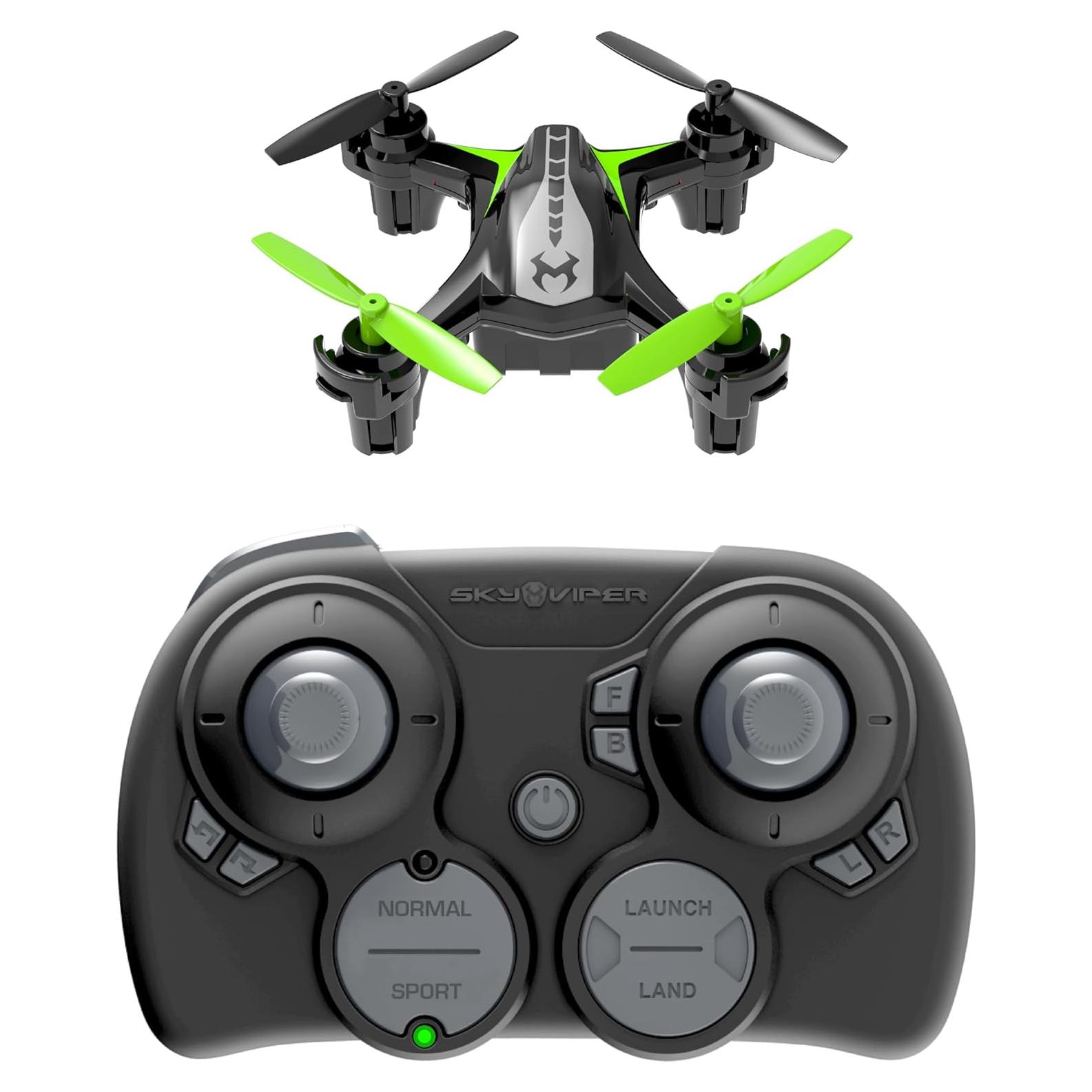 Dron Nano Sky Viper 18774 Negro/Verde 0.22 kg