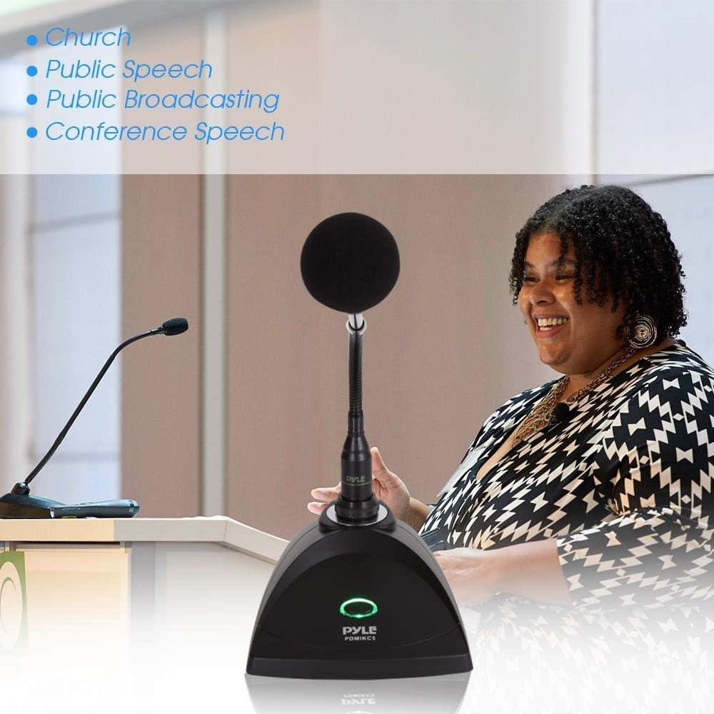 Micrófono de Condensador Pyle PDMIKC5 con Cuello de Ganso 44.5cm