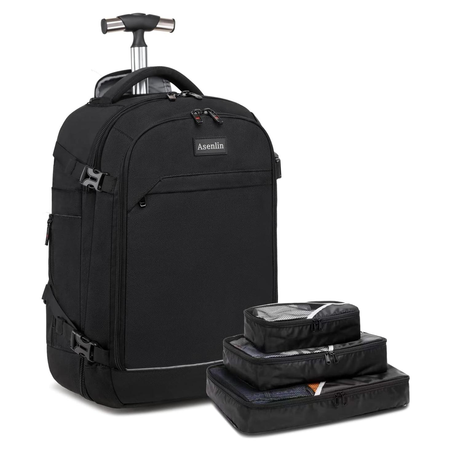 Mochila Rodante Asenlin 40L Resistente al Agua para Laptop 17"