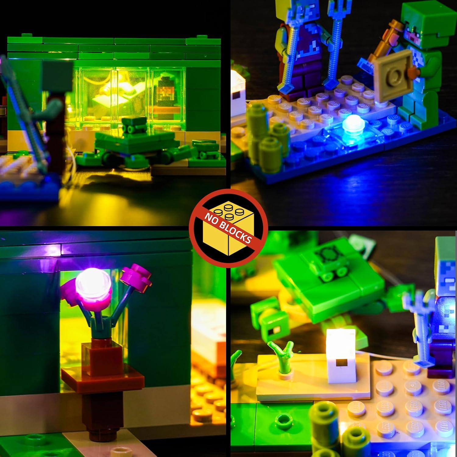 Kit de Luz BrickBling para Lego Casa de la Tortuga 21254