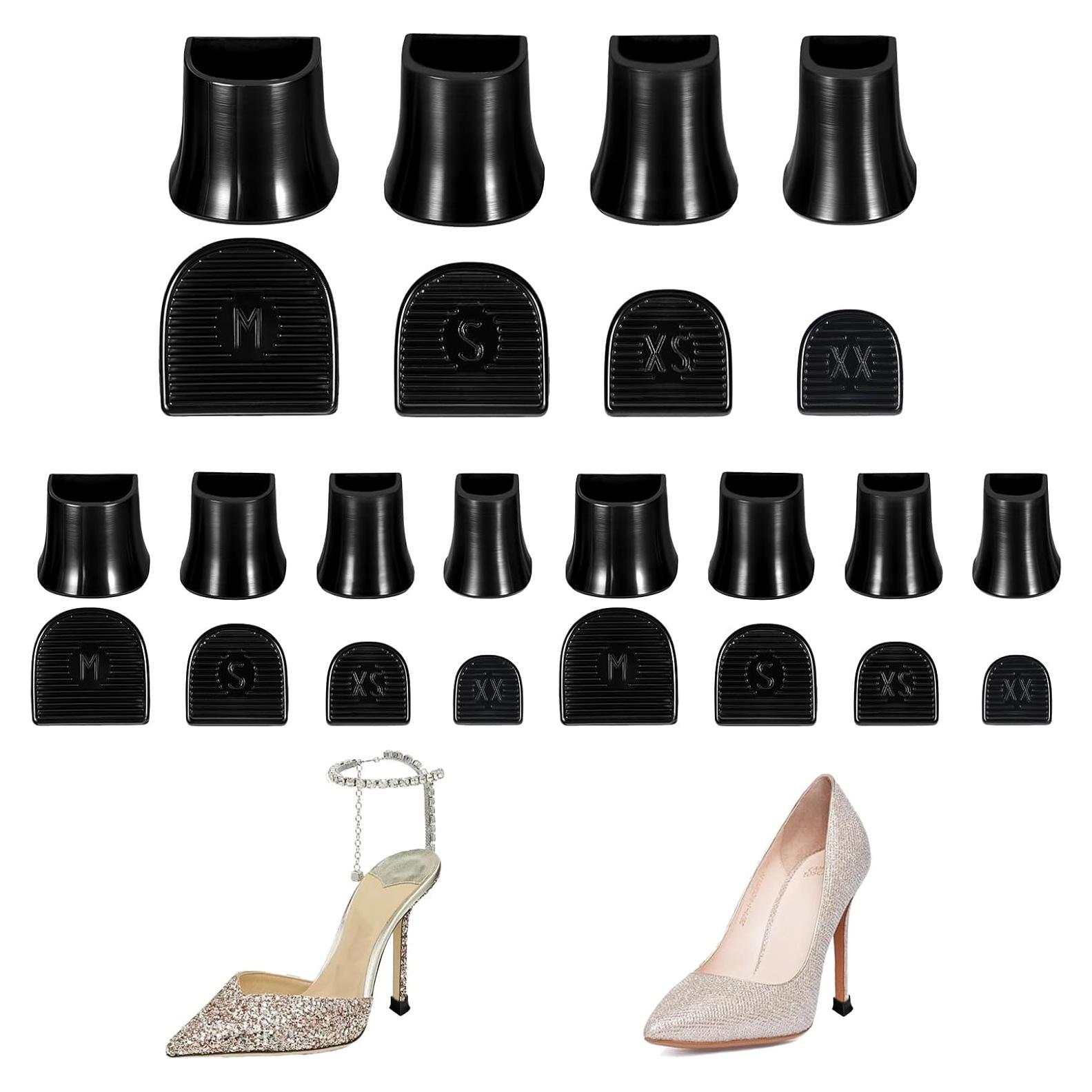 12 Pares de Protectores de Tacón Alto TIESOME - Antideslizantes