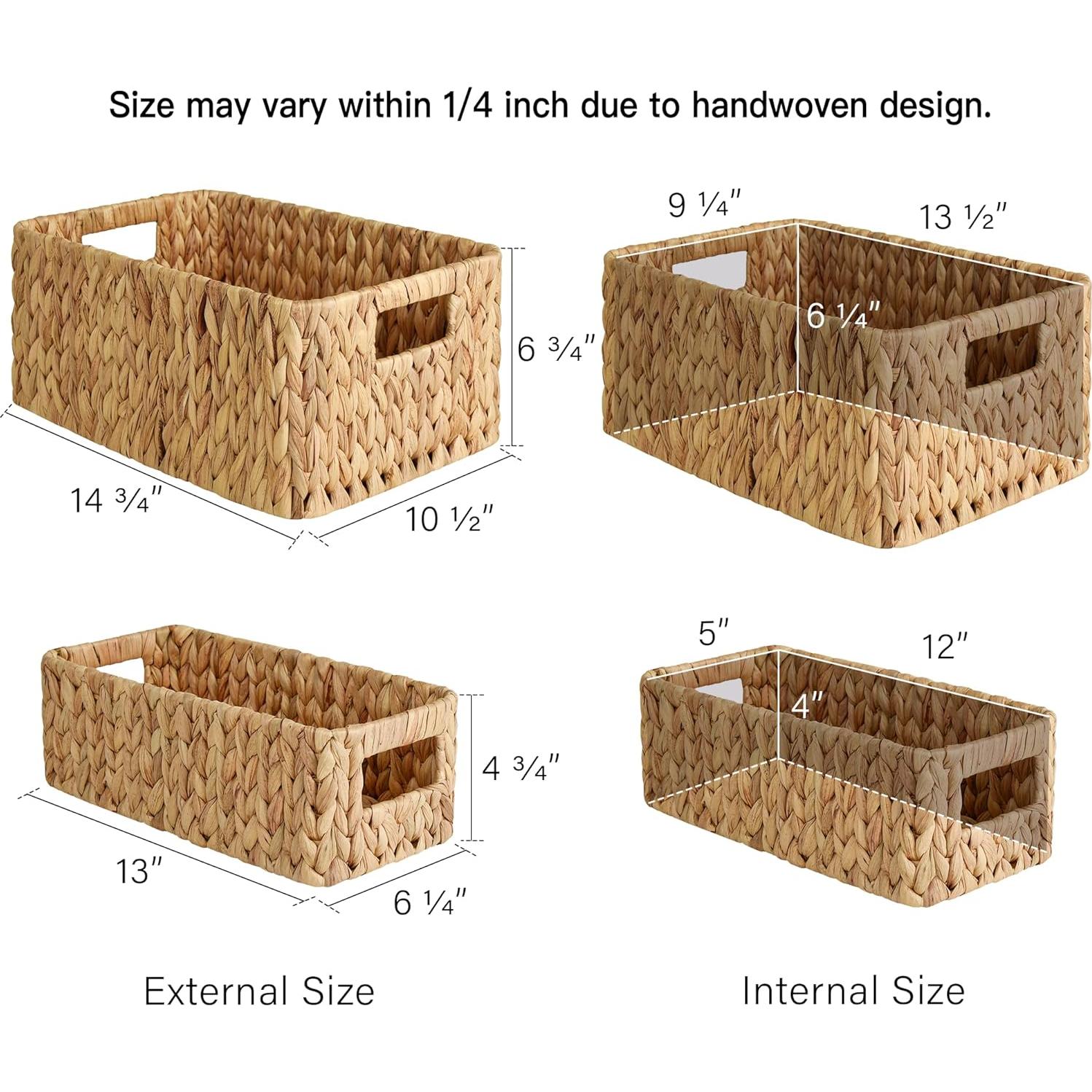 Cestas de Almacenamiento StorageWorks - Juego de 3 Jacinto de Agua