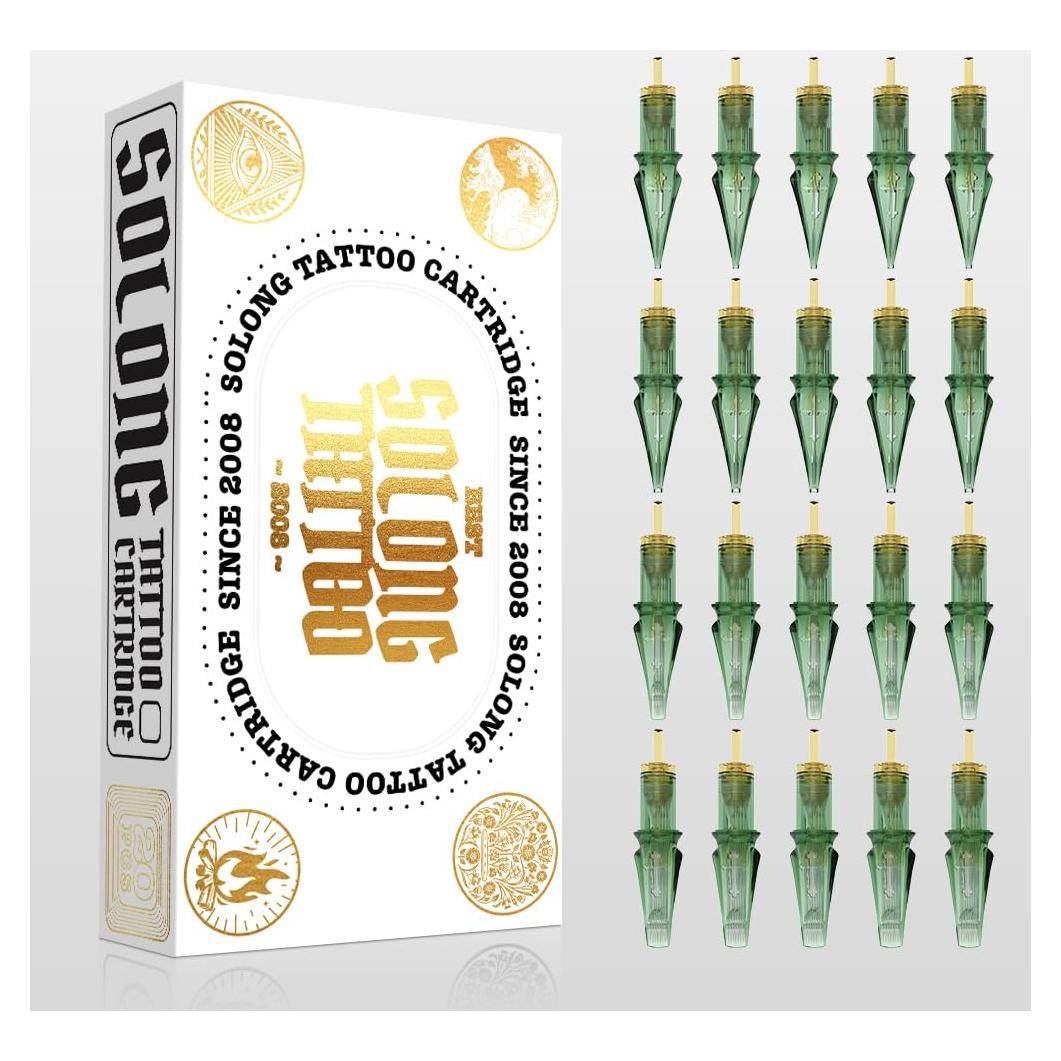 Cartuchos de Aguja Redonda Tattoo Elite #10 - 20 Unidades