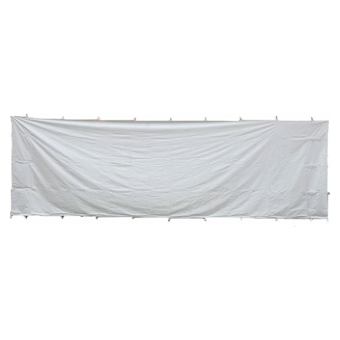 Pared Lateral Sólida Premium Blockout 2.44 x 3.05 m Vinilo Blanco