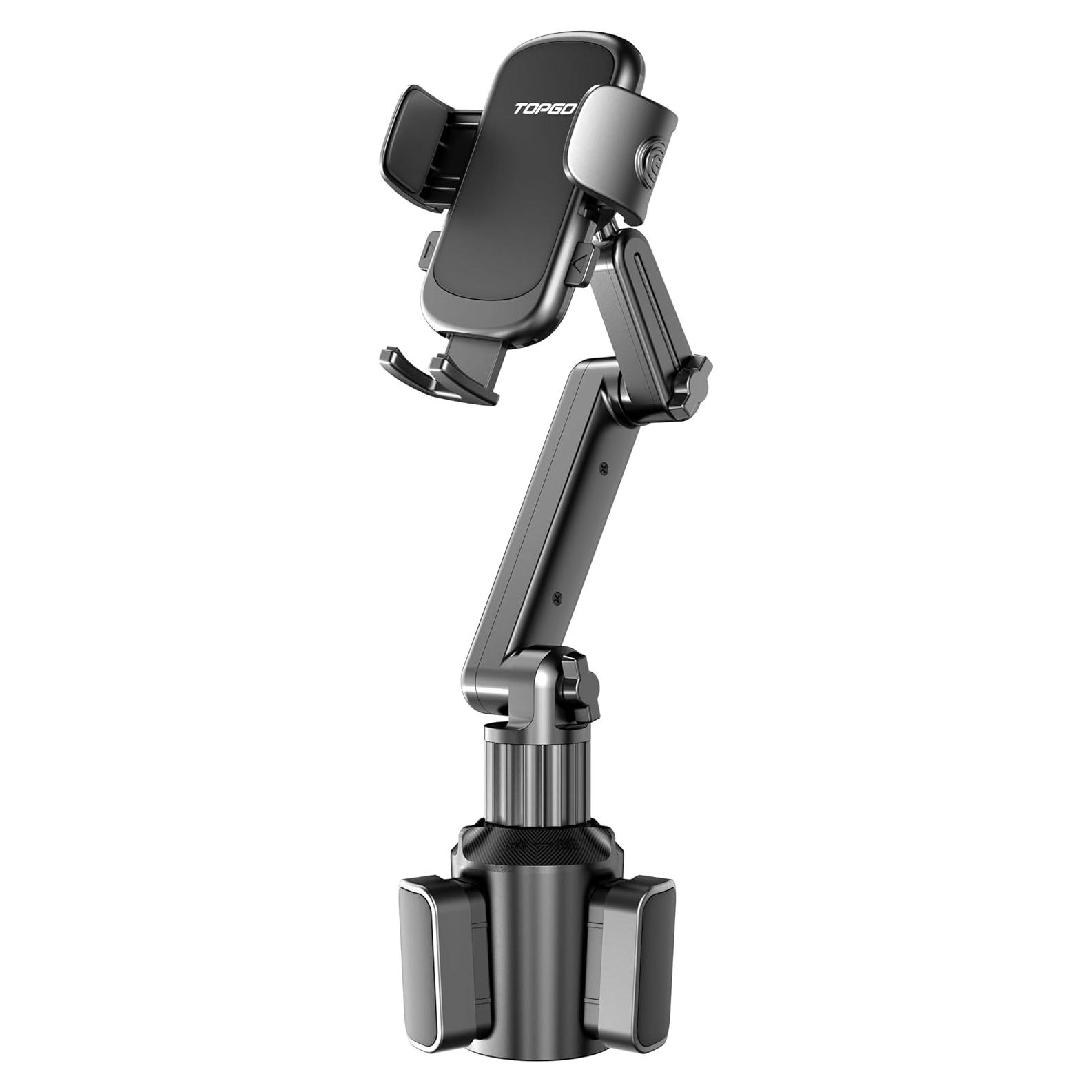 Soporte para Teléfono en Auto TOPGO Pro Ajustable Negro