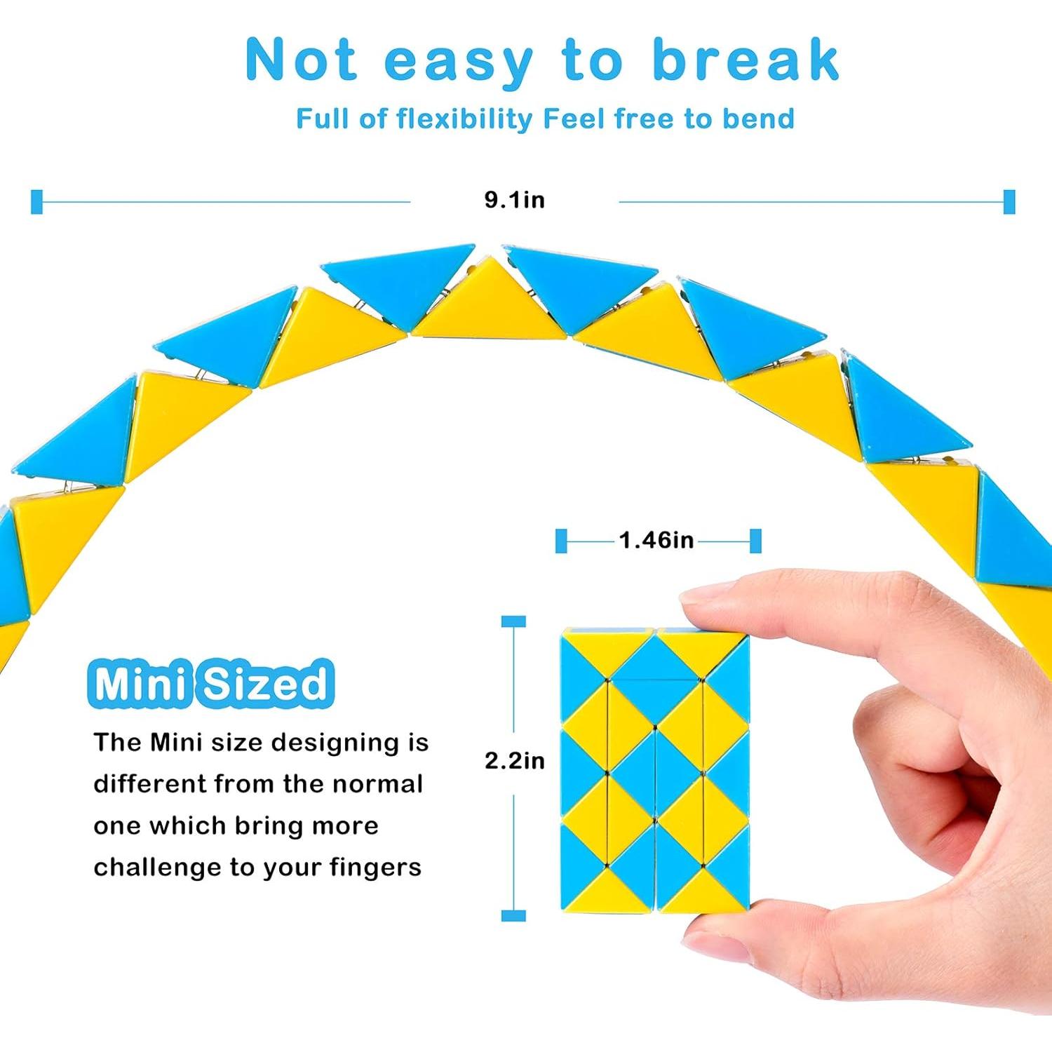 Cubo de Serpiente Fidget Ganowo 12 Piezas Juguete Sensorial