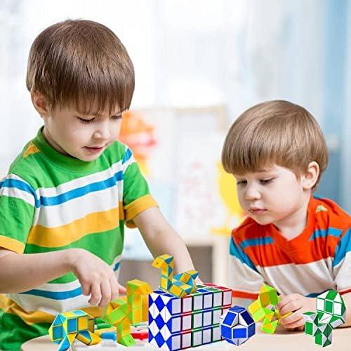 Cubo de Serpiente Fidget Ganowo 12 Piezas Juguete Sensorial