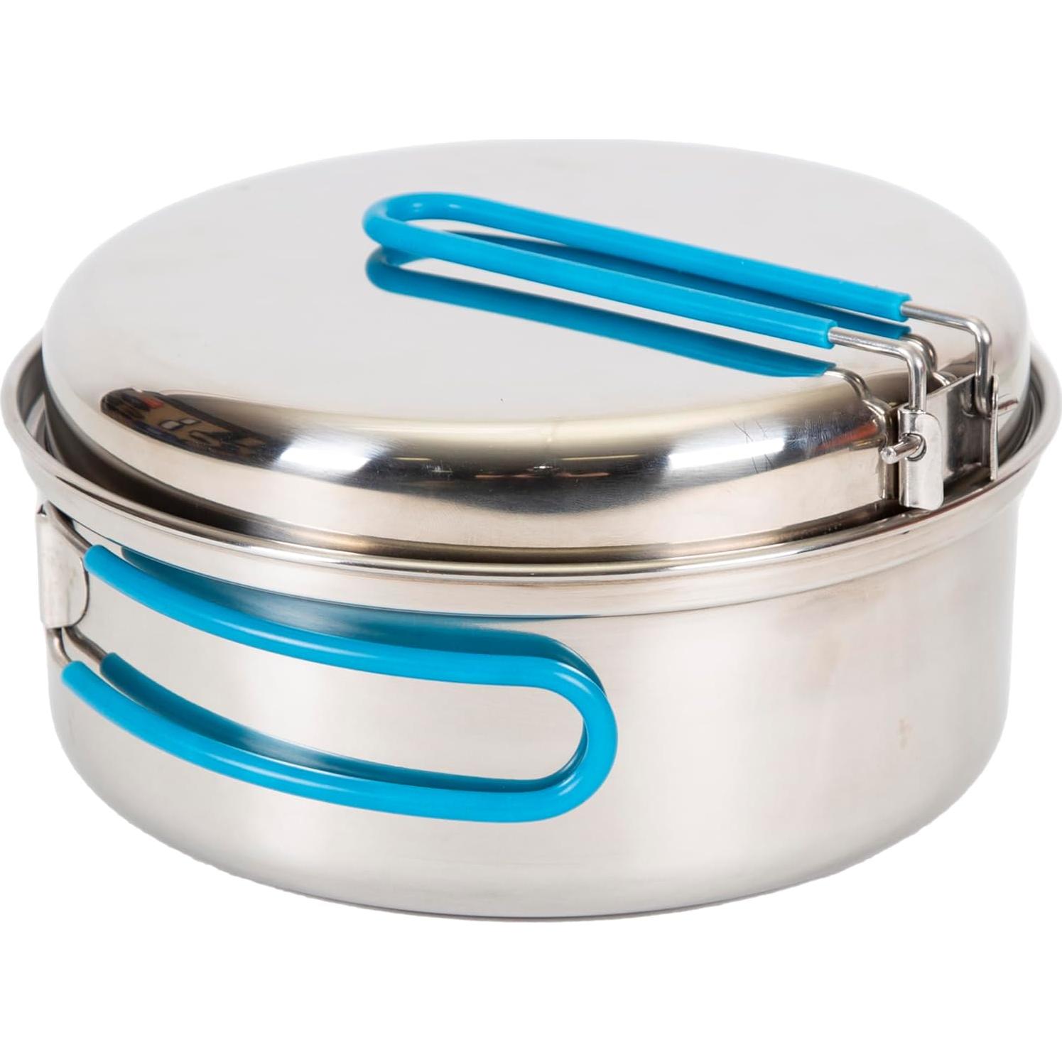 Juego de Cocina de Acero Inoxidable Stansport 4 Piezas