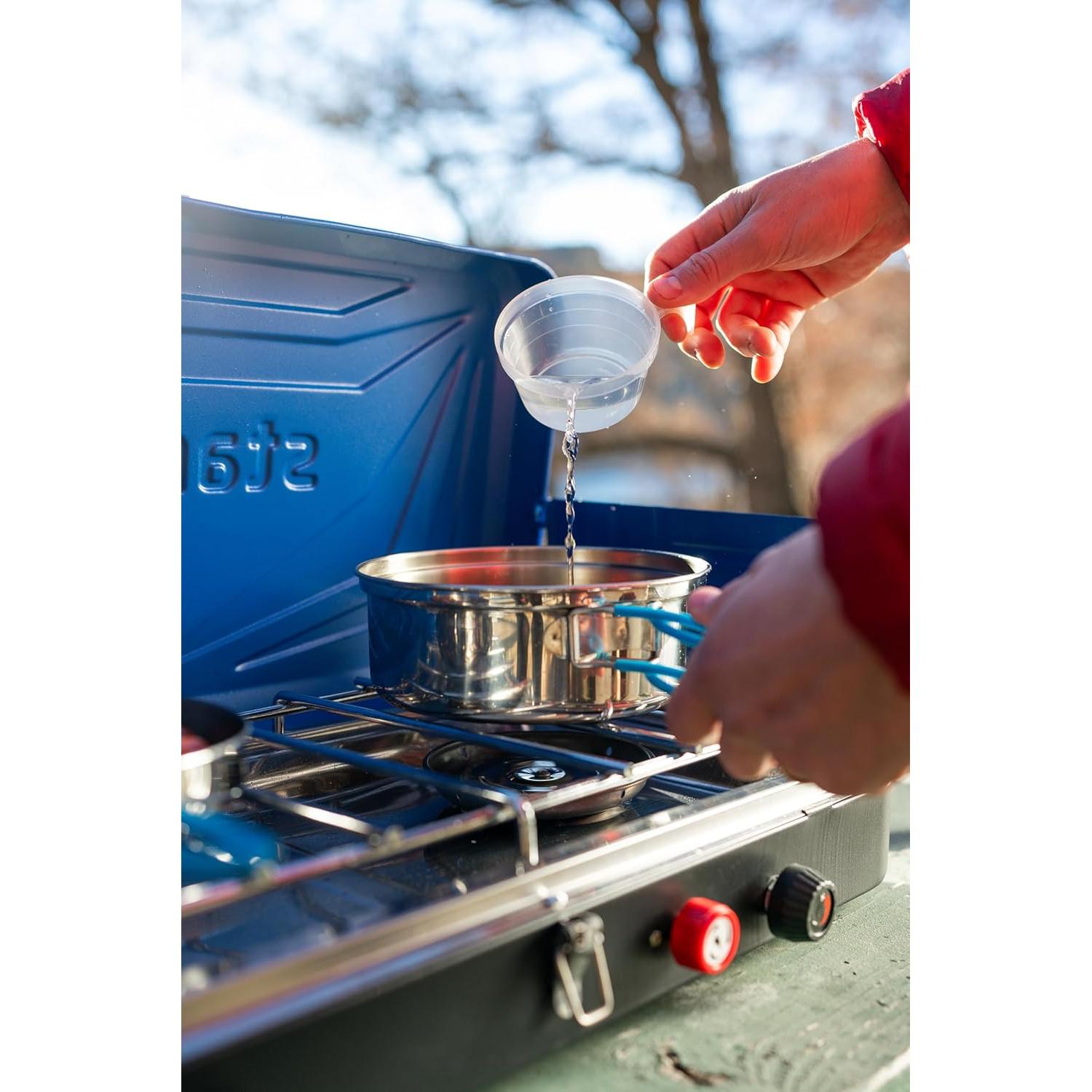 Juego de Cocina de Acero Inoxidable Stansport 4 Piezas