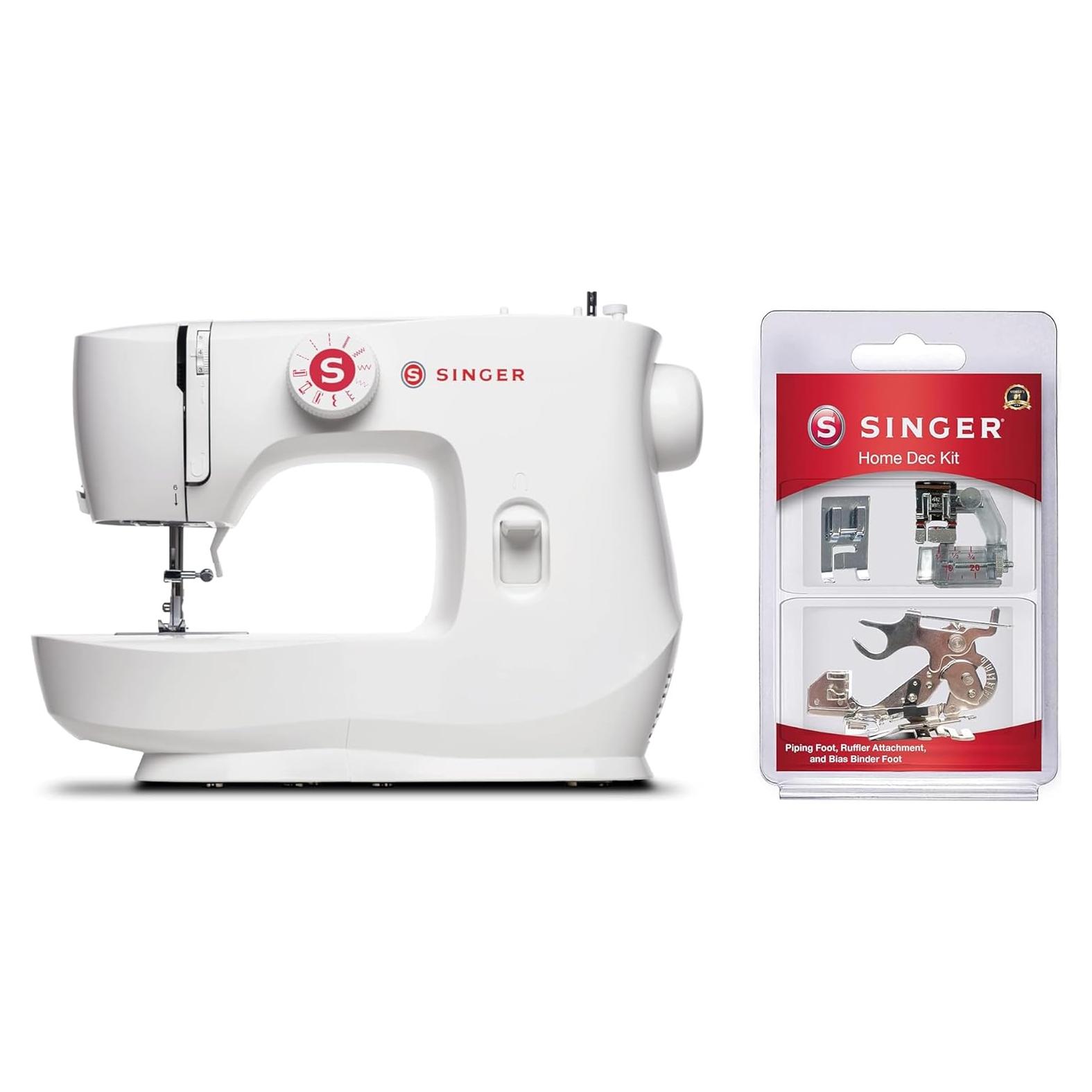 Máquina de Coser SINGER MX60 con Kit de Accesorios y Pedal