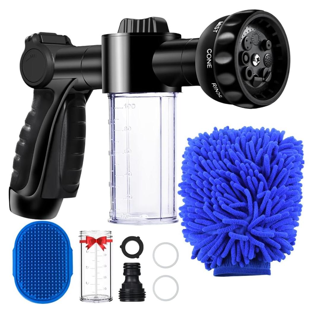 Boquilla de Manguera EVILTO con 8 Patrones de Spray