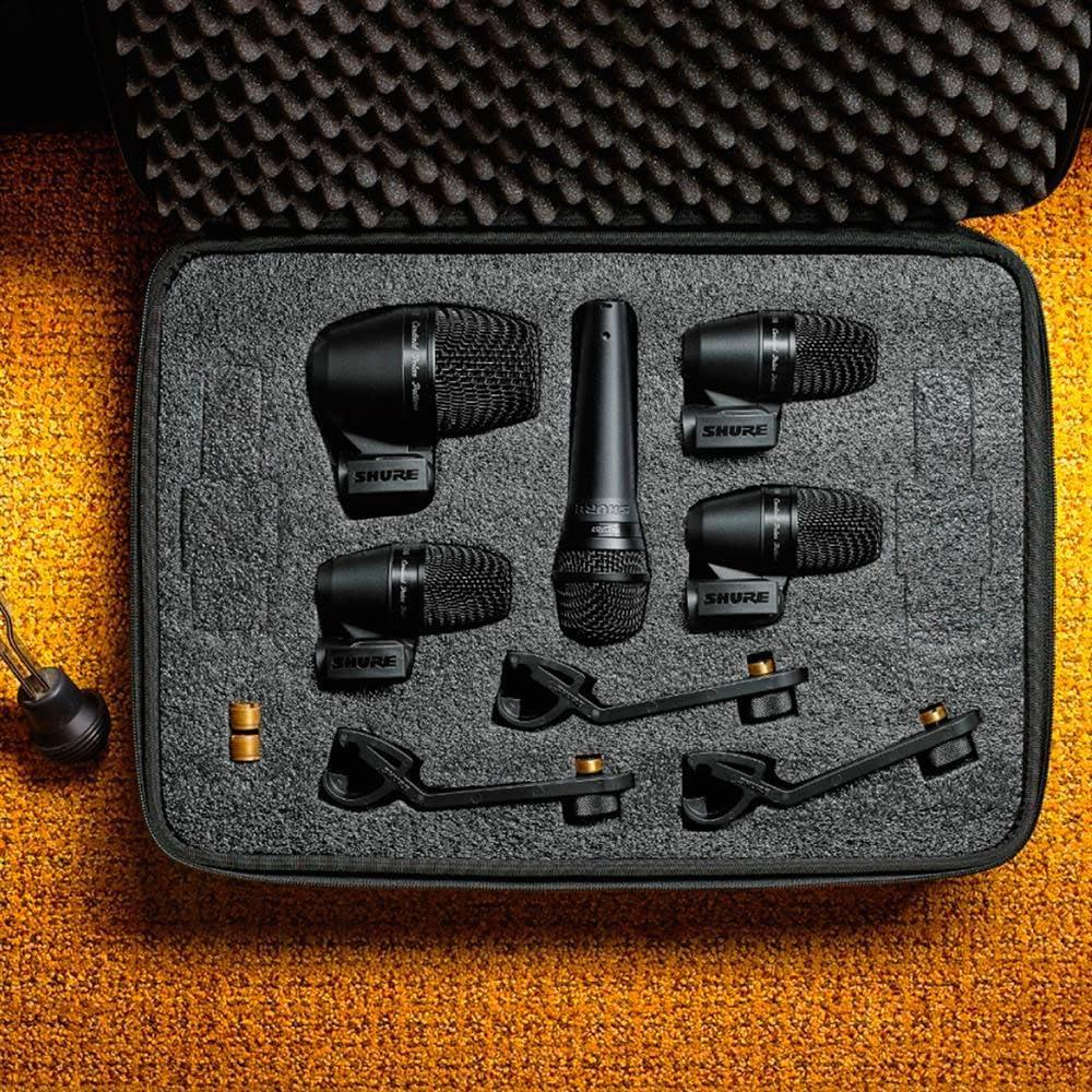 Kit de Micrófonos de Batería Shure PGADRUMKIT5 - 5 Piezas