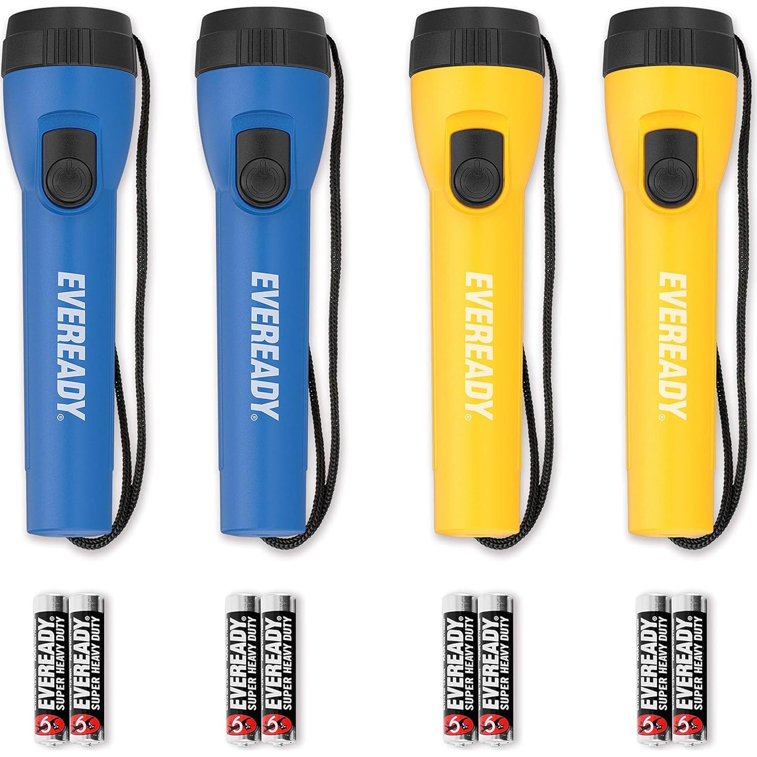 Linterna LED Compacta Eveready para Camping - Paquete de 4