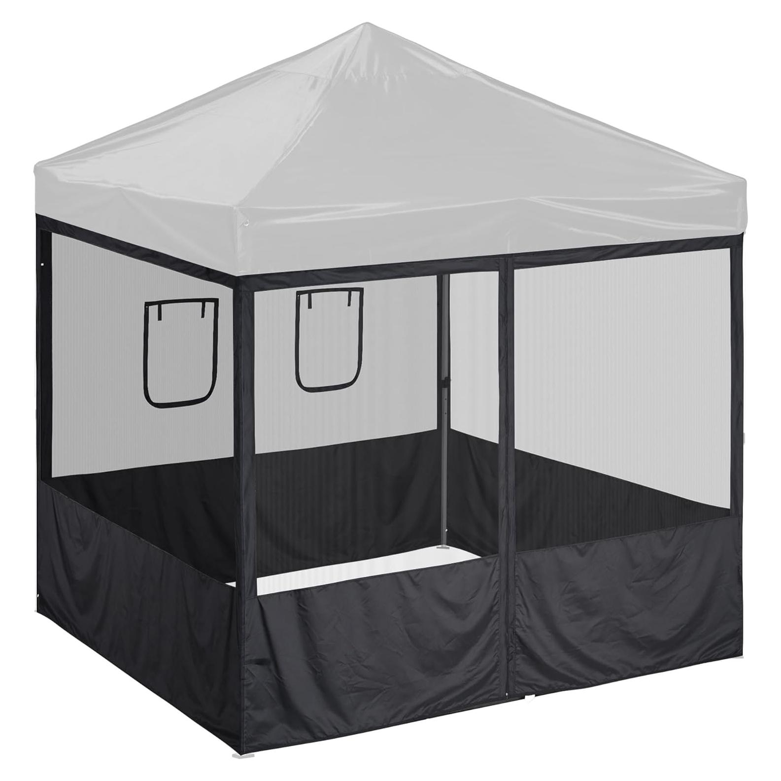 Carpa Plegable Yescom 3.05x3.05m con Paredes de Malla