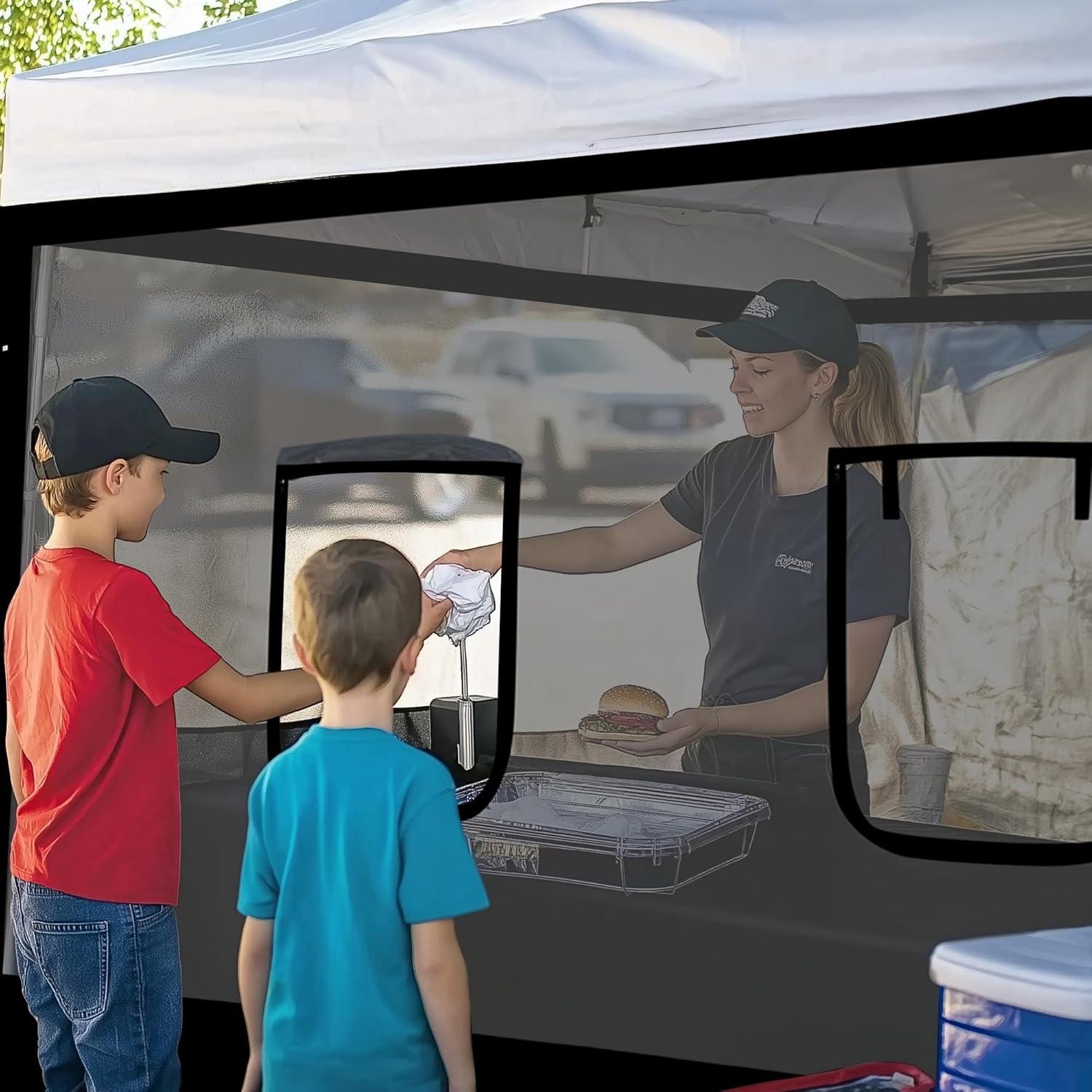 Carpa Plegable Yescom 3.05x3.05m con Paredes de Malla