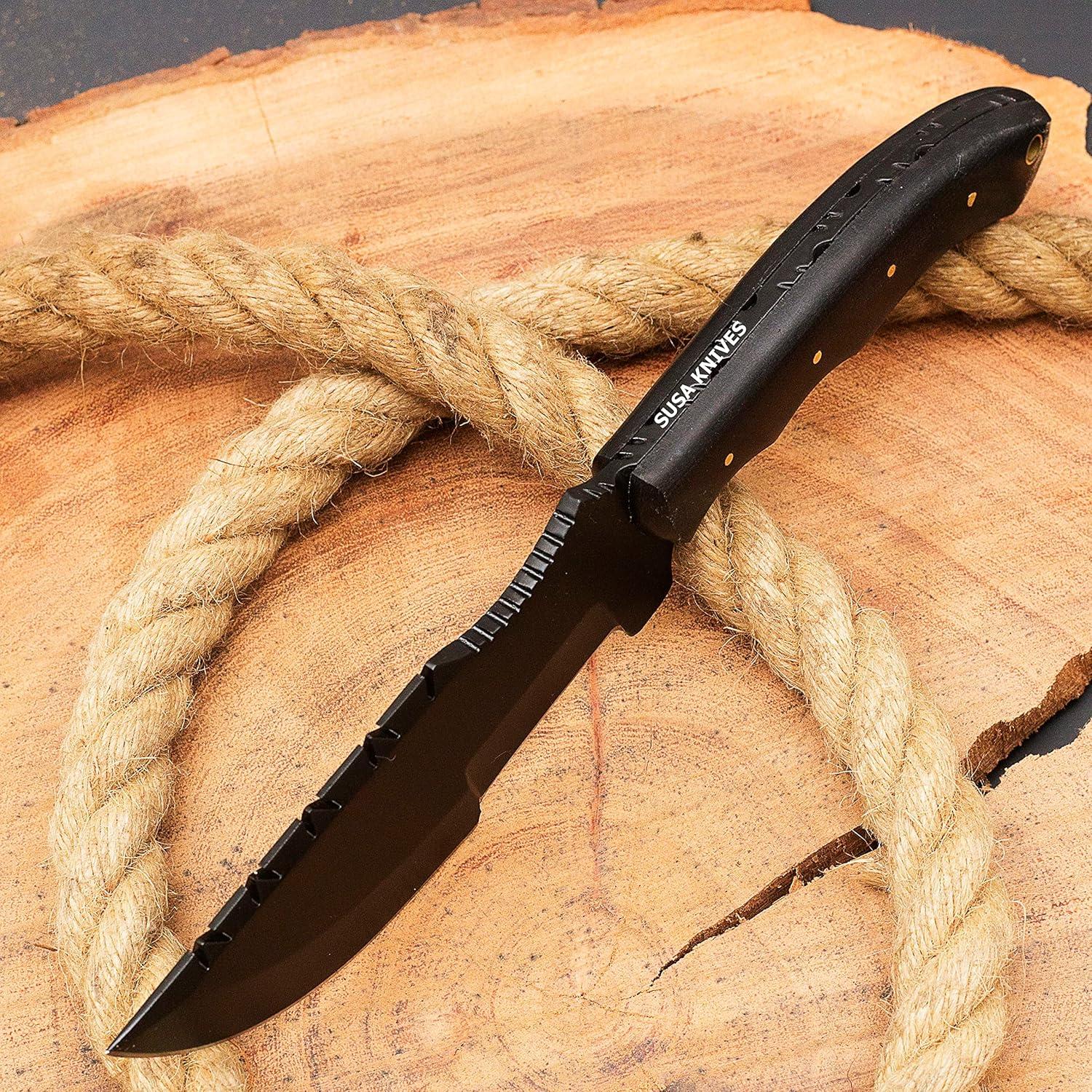 Cuchillo Tracker SUSA KNIVES Acero D2 Hecho a Mano 25.4 cm