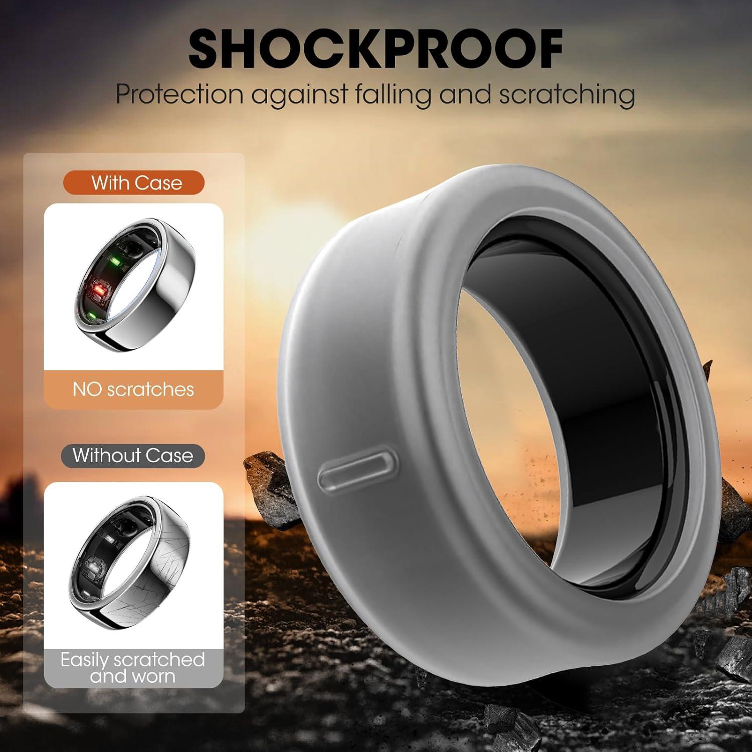 Funda de Silicona E ECSEM para Anillo ULTRAHUMAN AIR y Oura Gen 4