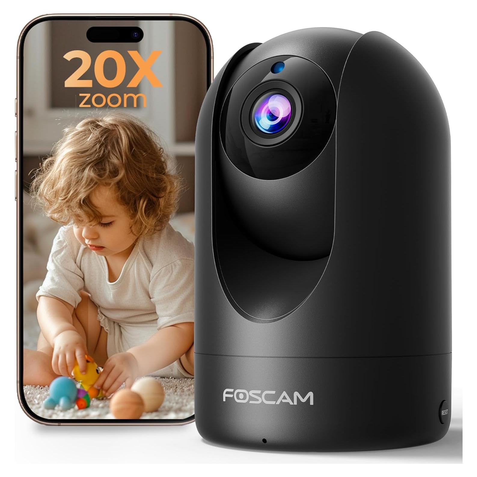 Cámara de Seguridad FOSCAM R4S 4MP WiFi con Visión Nocturna