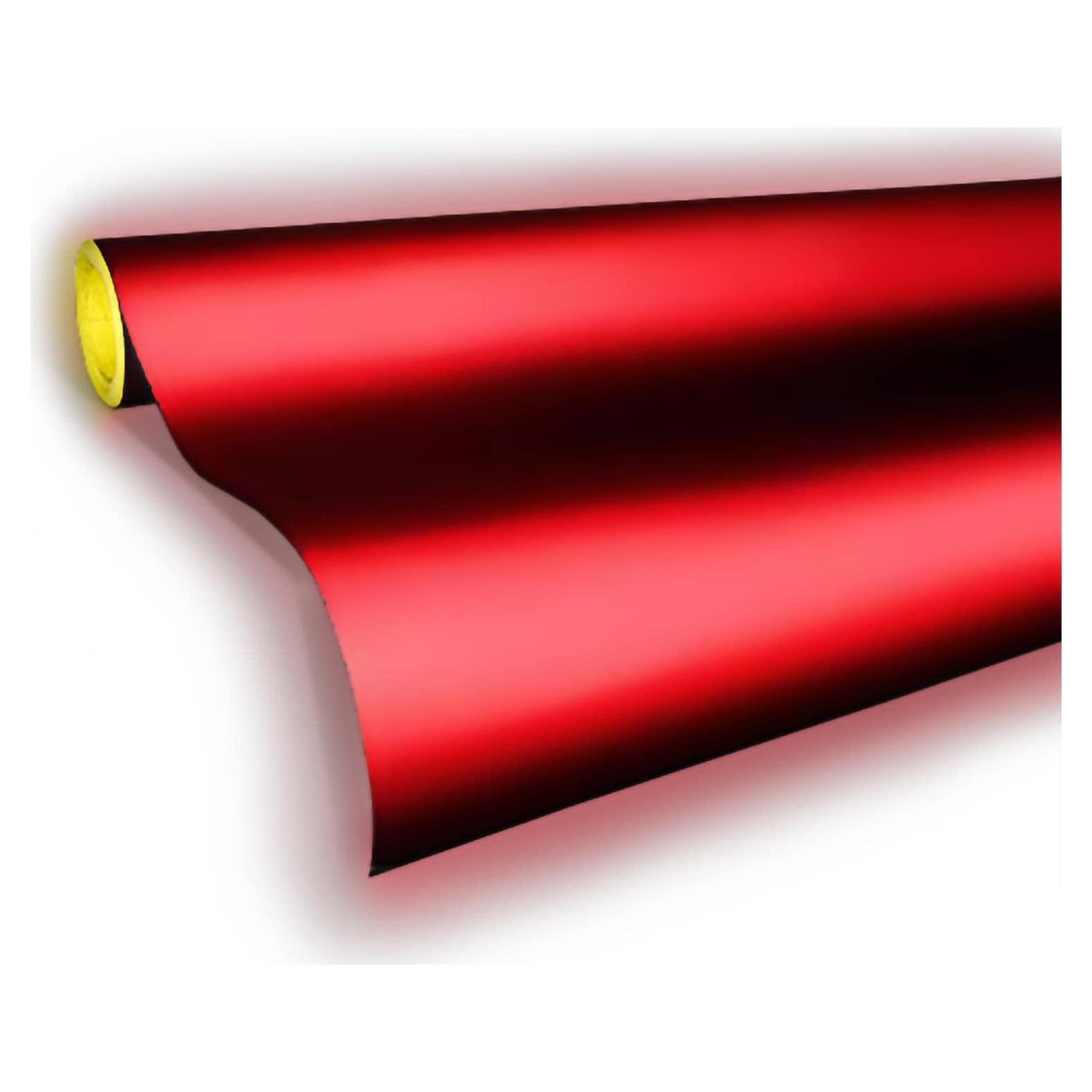 Vinilo Reflectante Gloss Rojo VViViD 0.15m x 1.22m para Autos
