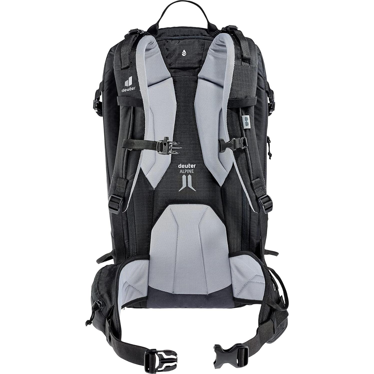 Mochila Deuter Freerider 30L Negra para Esquí y Snowboard