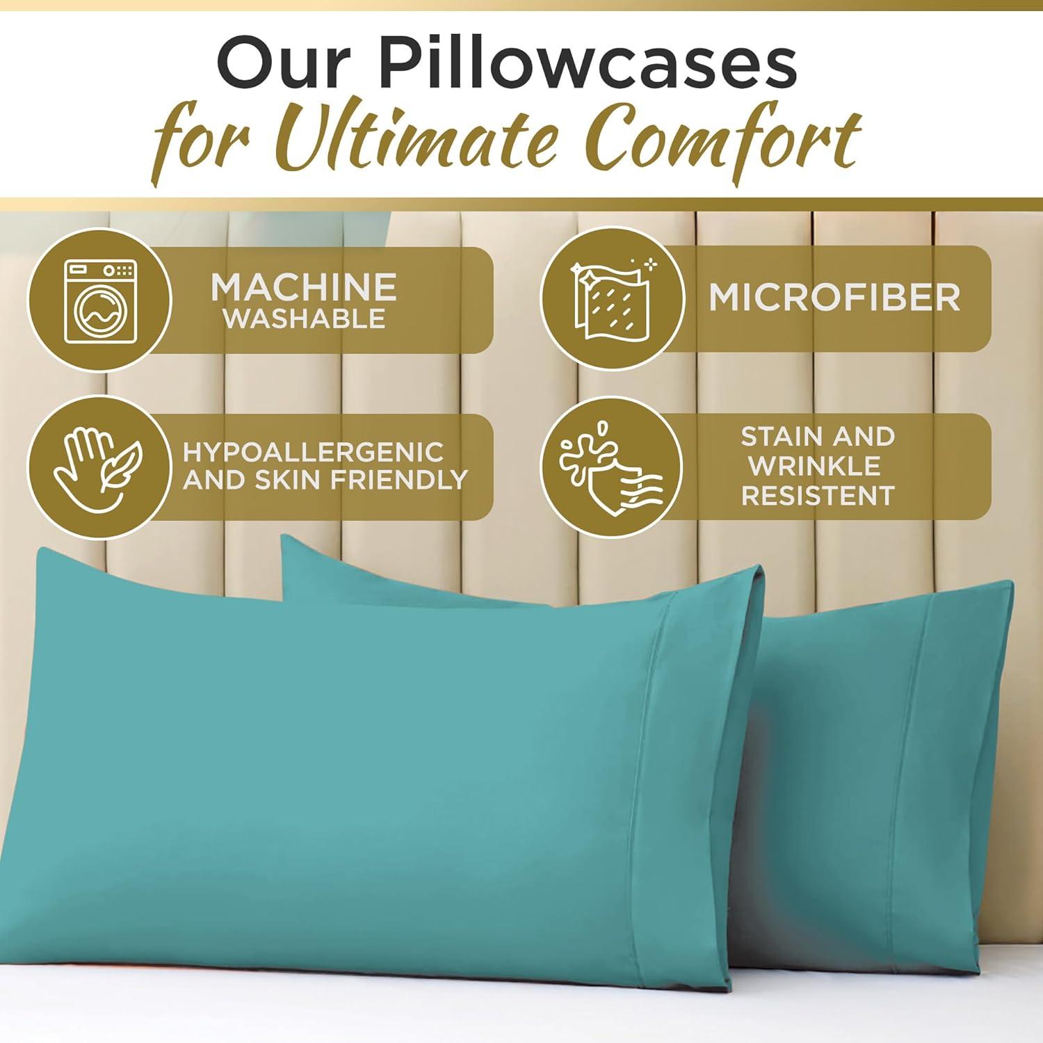 Juego de Sábanas Microfibra Destiny Crescent Twin Aqua 3 Piezas