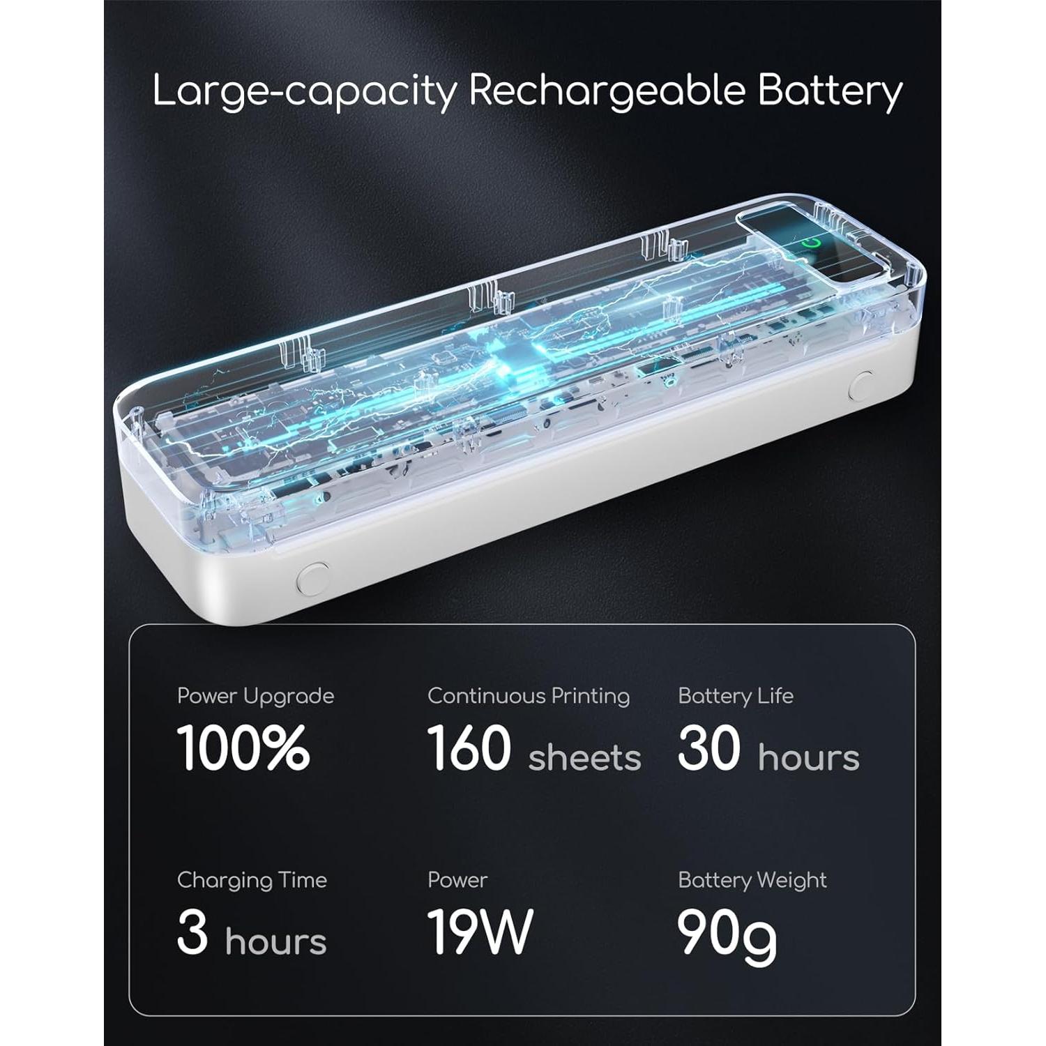 Impresora Térmica Portátil TATTMUSE A285M Bluetooth 0.68kg