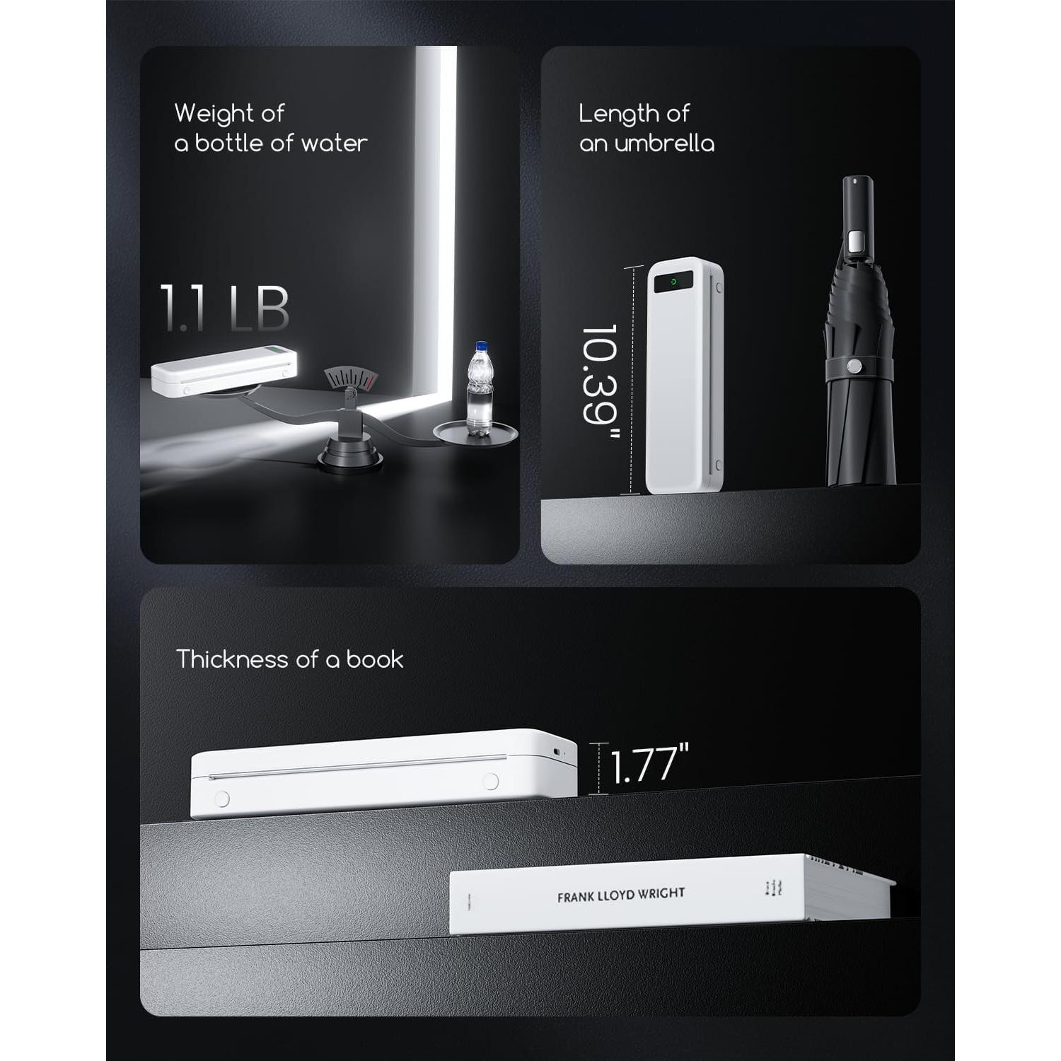 Impresora Térmica Portátil TATTMUSE A285M Bluetooth 0.68kg