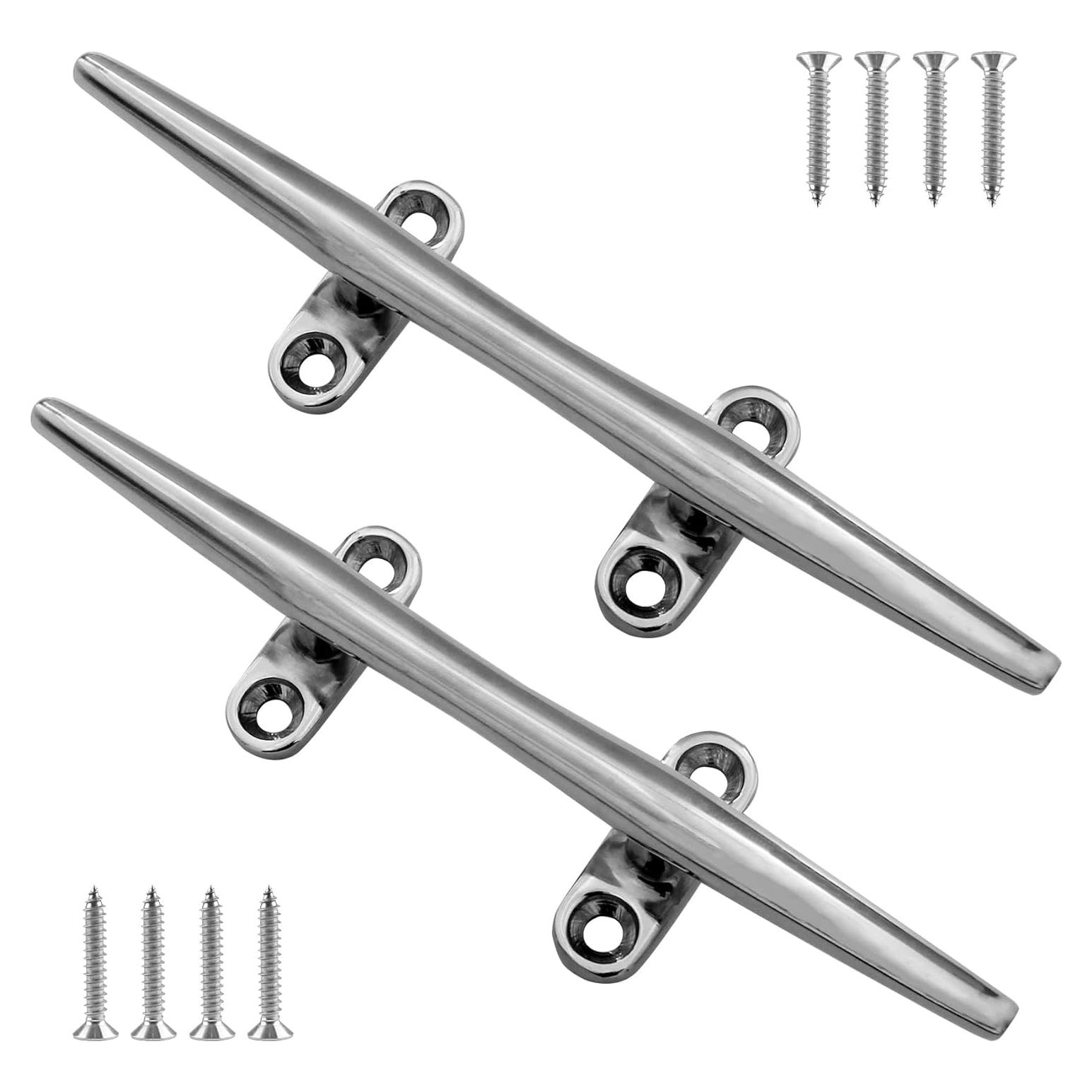 Cleats de barco ORLANG de acero inoxidable 316 - 20.32 cm (2 unidades)