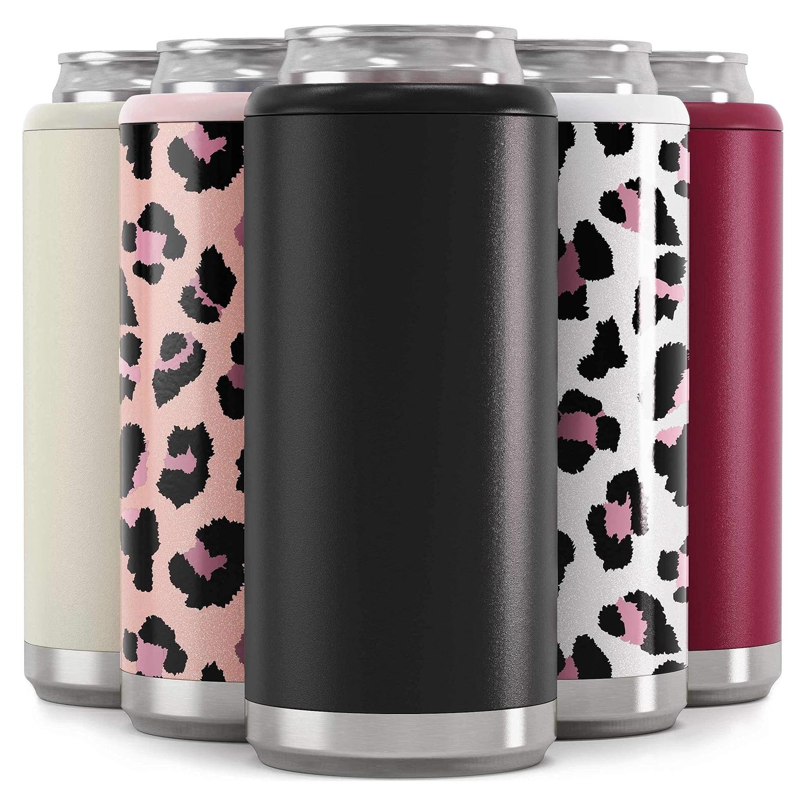 Maars Cooler de Acero Inoxidable 340ml para Latas Delgadas - Negro Mate