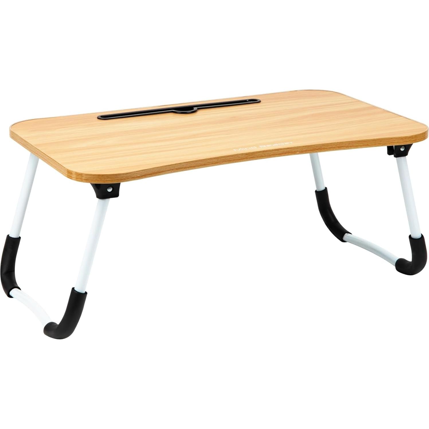 Mesa de Regazo Ajustable Mind Reader Beige 59x34.9 cm