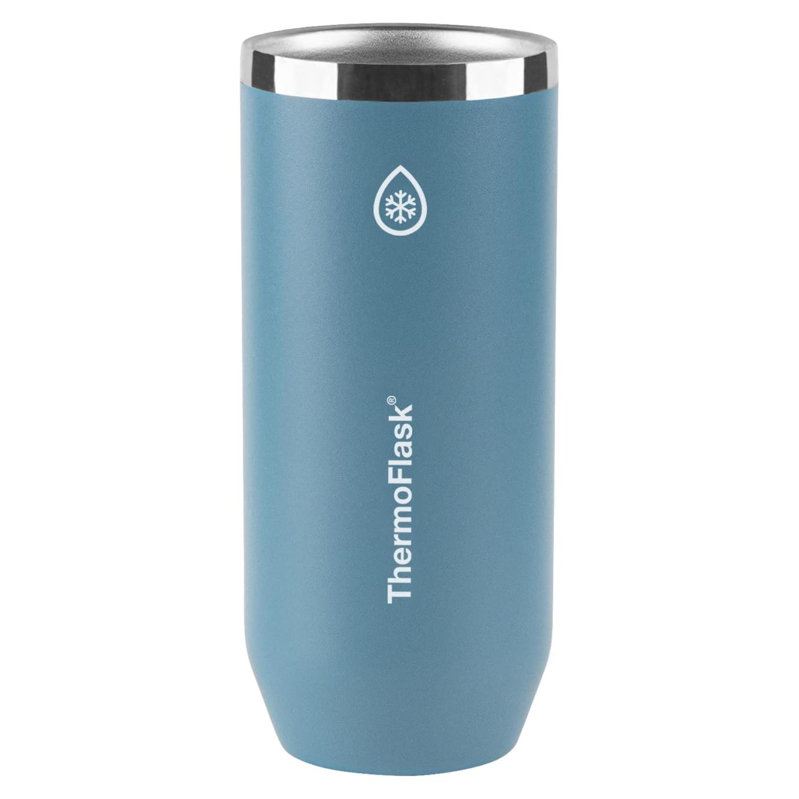 Enfriador de Latas Slim ThermoFlask Acero Inoxidable 355 ml Azul