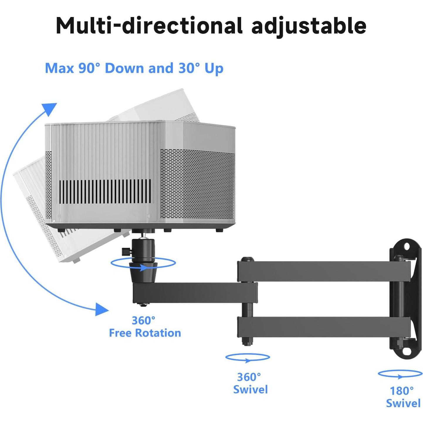 Soporte Universal Plegable para Proyector Suptek MA1330YT - Ajustable, 3 kg