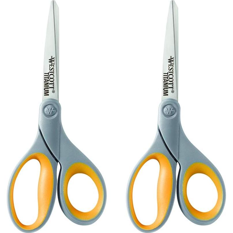 Tijeras de Titanio Bonded Westcott 20 cm, Paquete de 4