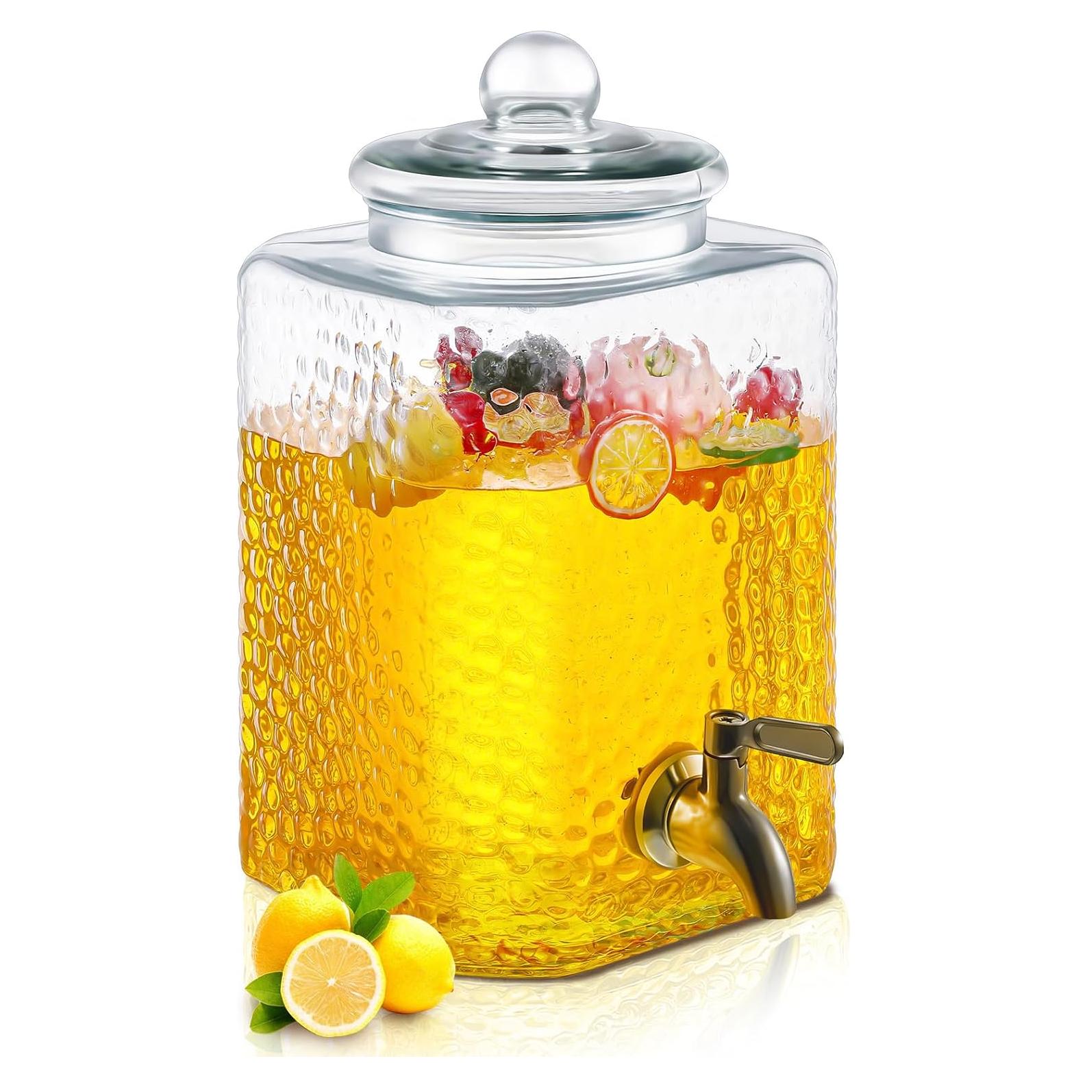 Dispensador de Agua de Vidrio 9.46L Tiangrid con Grifo Inoxidable