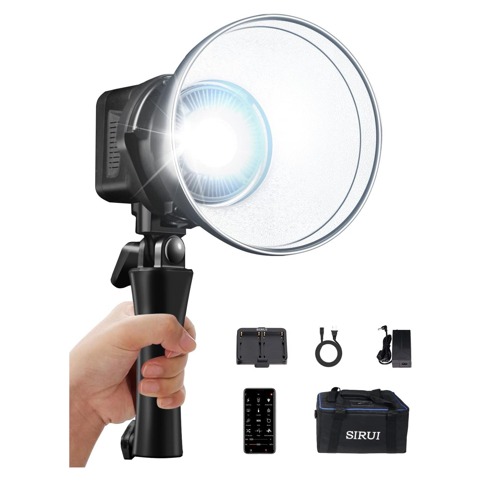 SIRUI C60 Luz de Video LED 60W COB 5600K CRI 96 para Fotografía