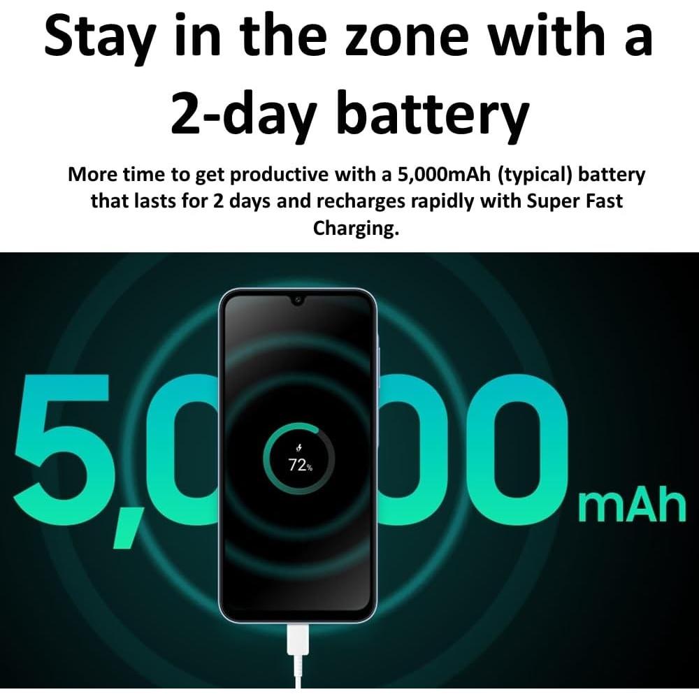 Samsung Galaxy A25 5G, 256GB, 8GB RAM, Dual SIM, Negro